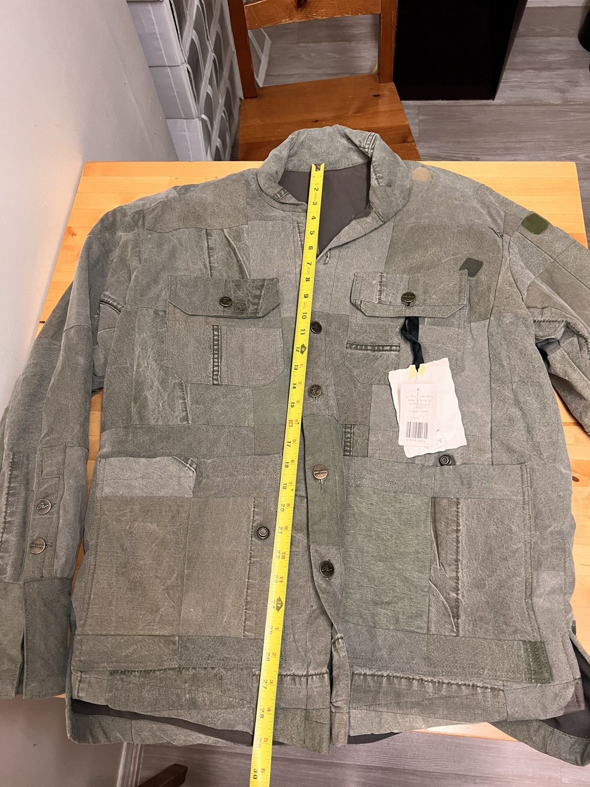 Greg Lauren GREG LAUREN ARMY SHERPA JACKET KHAKI SIZE 2 Size US M / EU 48-50 / 2 - 9 Thumbnail