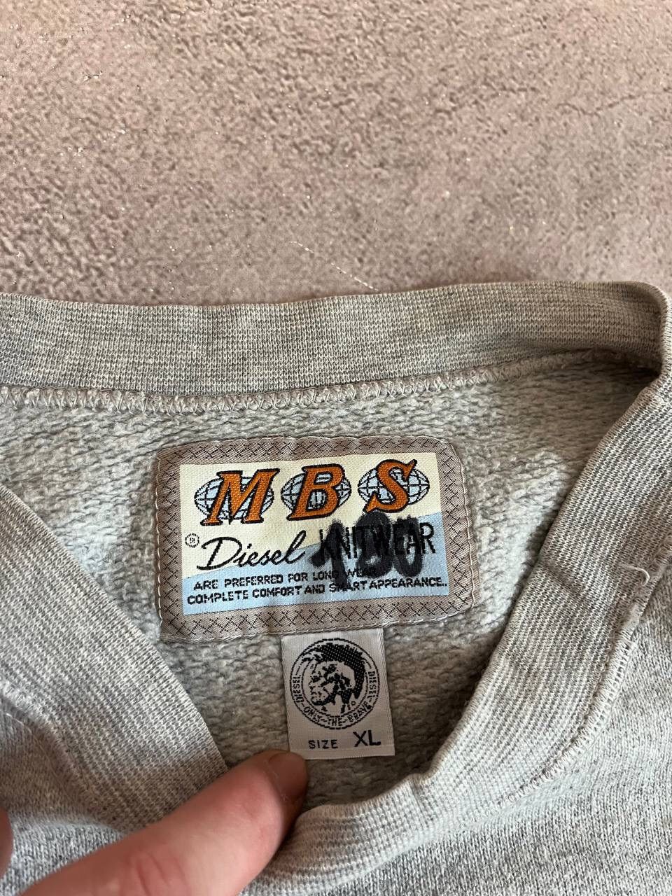 Diesel Diesel distressed y2k Sweatshirt Size US XL / EU 56 / 4 - 4 Thumbnail