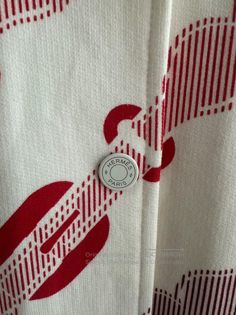 Hermes Hermes Chains Printed Jacket Size S / US 4 / IT 40 - 3 Thumbnail