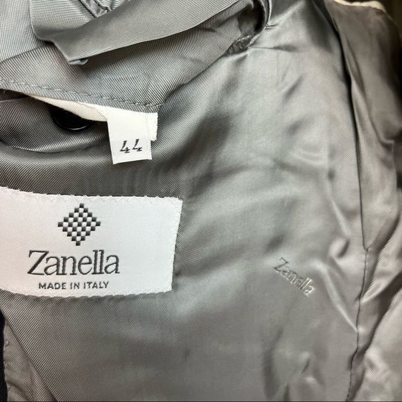 Zanella Zanella Wool 2 Button Sports Coat Blazer Size 44R - 8 Thumbnail
