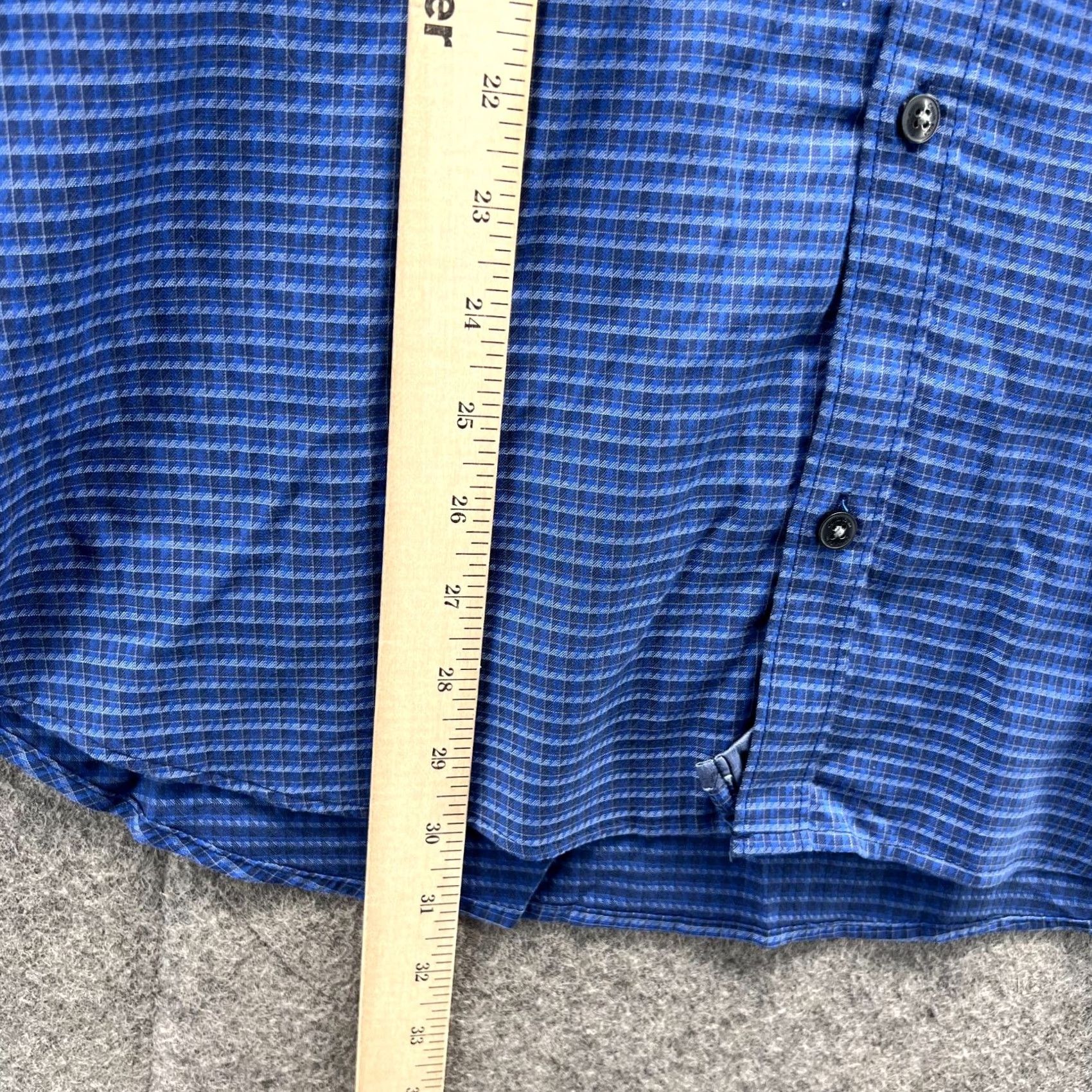 Calvin Klein VINTAGE Calvin Klein Shirt Mens XL Blue Button-Down Gingham Outdoors Utility Pockets - Casual Formal Business Size US XL / EU 56 / 4 - 7 Thumbnail
