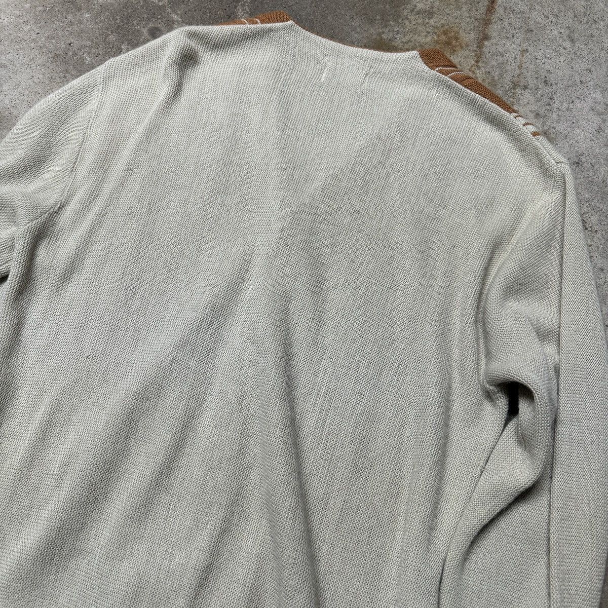 Vintage 60s Sears Striped Mod Cardigan Sweater Size US L / EU 52-54 / 3 - 8 Thumbnail