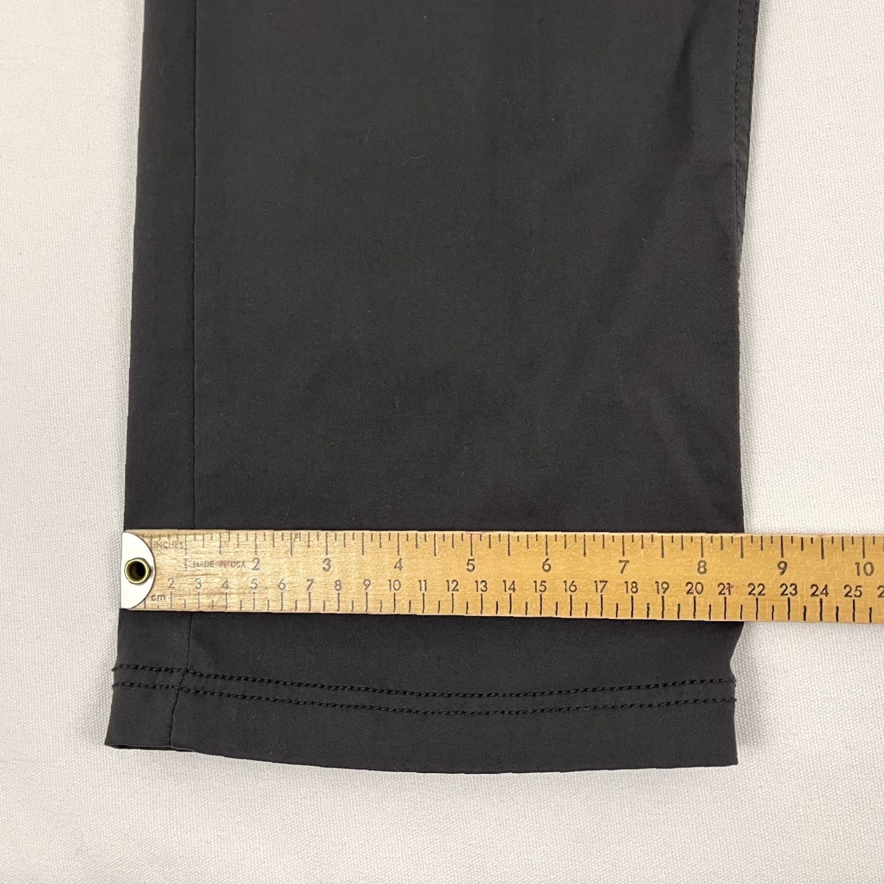Prana Prana Brion Pants Mens 34 x 29 Slim Fit Dark Gray Nylon Spandex Hiking Gorpcore Size US 34 / EU 50 - 7 Thumbnail