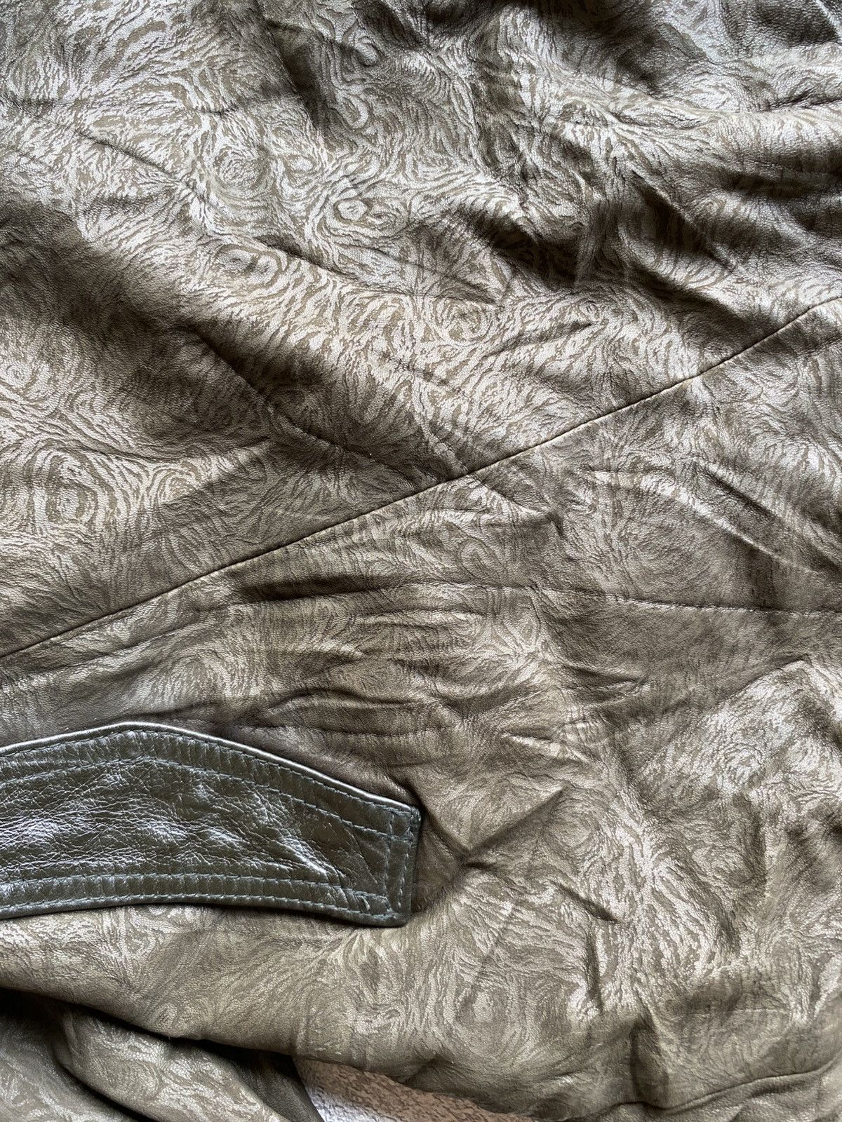 Designer × Vintage Vintage GRES Paris Leather Coat Size M / US 6-8 / IT 42-44 - 12 Thumbnail