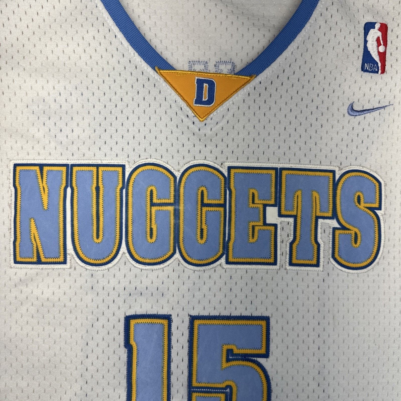 Nike Vintage Denver Nuggets Carmelo Anthony Mens 2XL +2 White Size ONE SIZE - 4 Thumbnail
