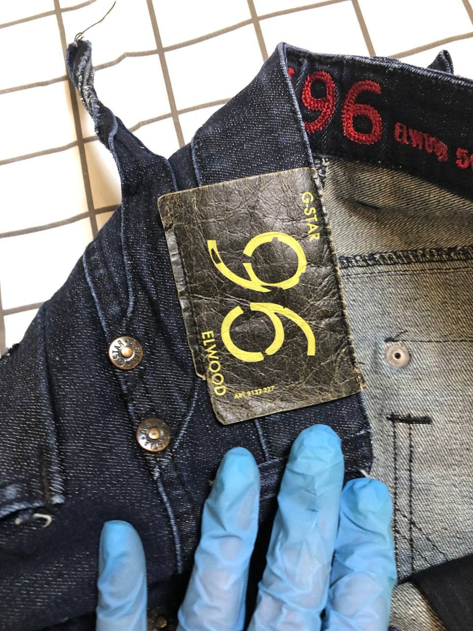 G-Star Vintage G-Star RAW Elwood Heritage Embro Narrow Jeans 96 y2k Size US 30 / EU 46 - 13 Thumbnail