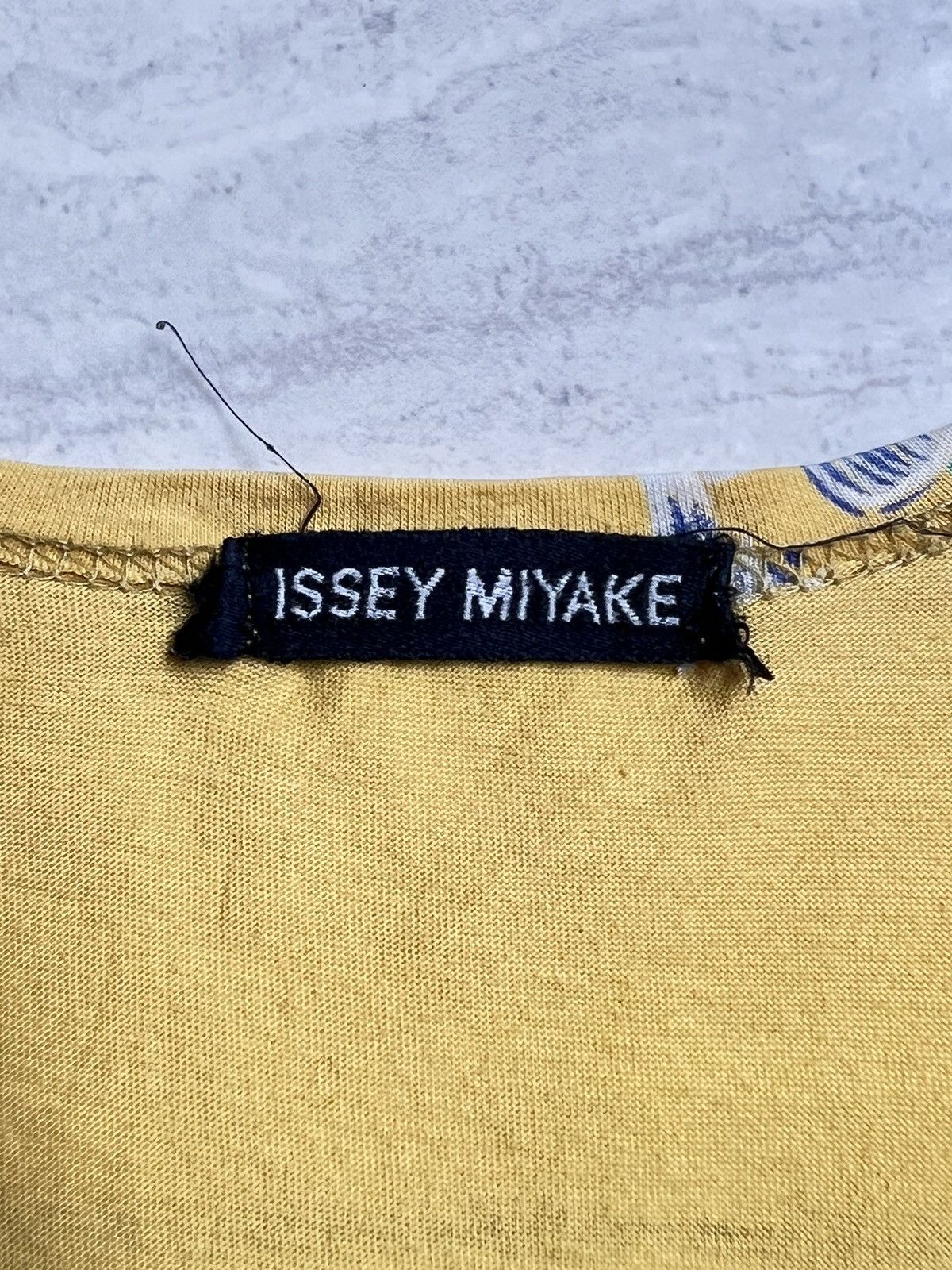 Issey Miyake ISSEY MIYAKE Yellow Tank Top Animal Print Size US XS / EU 42 / 0 - 11 Thumbnail