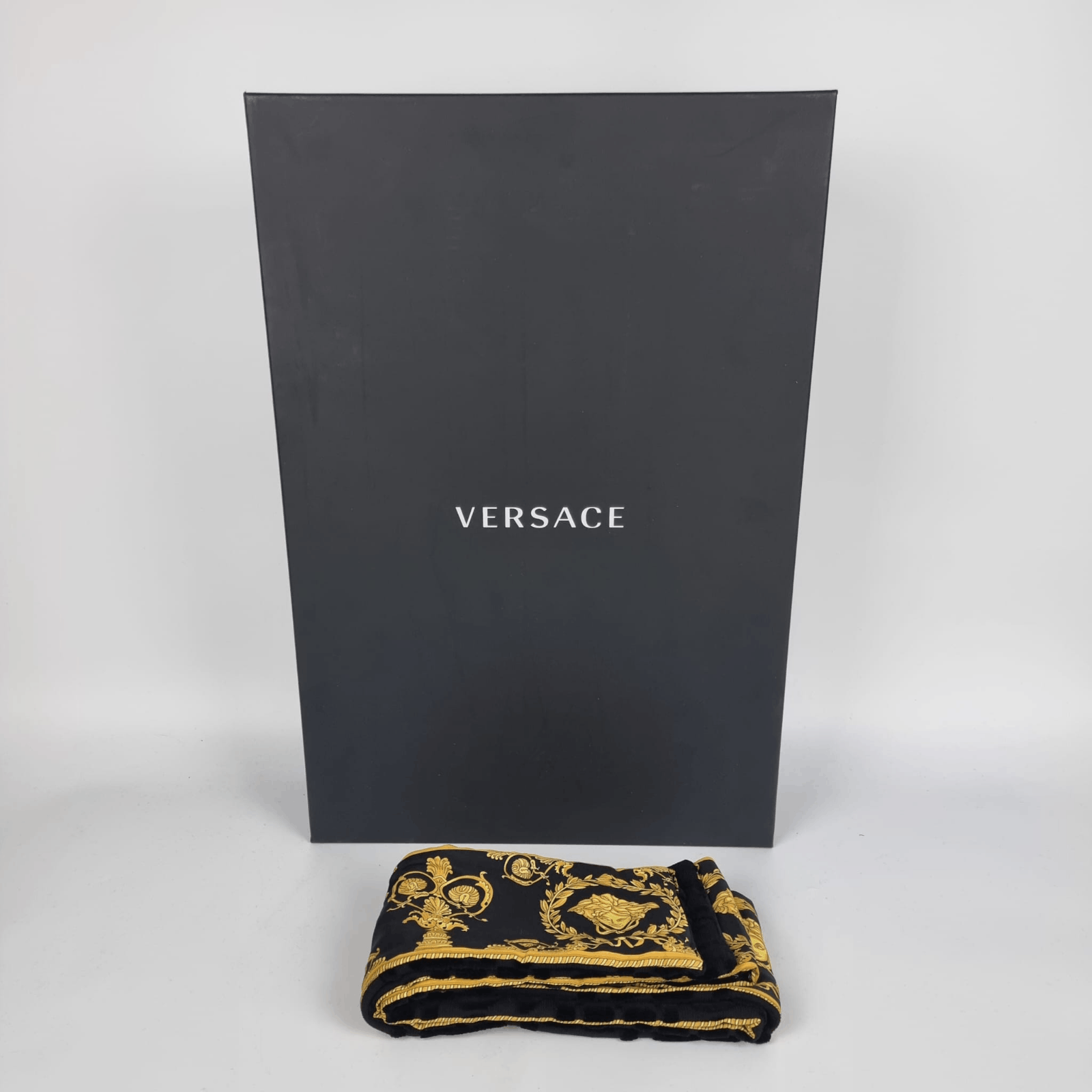 Versace Versace Baroque Print Black Long Bathrobe New XXL Size US XXL / EU 58 / 5 - 6 Thumbnail