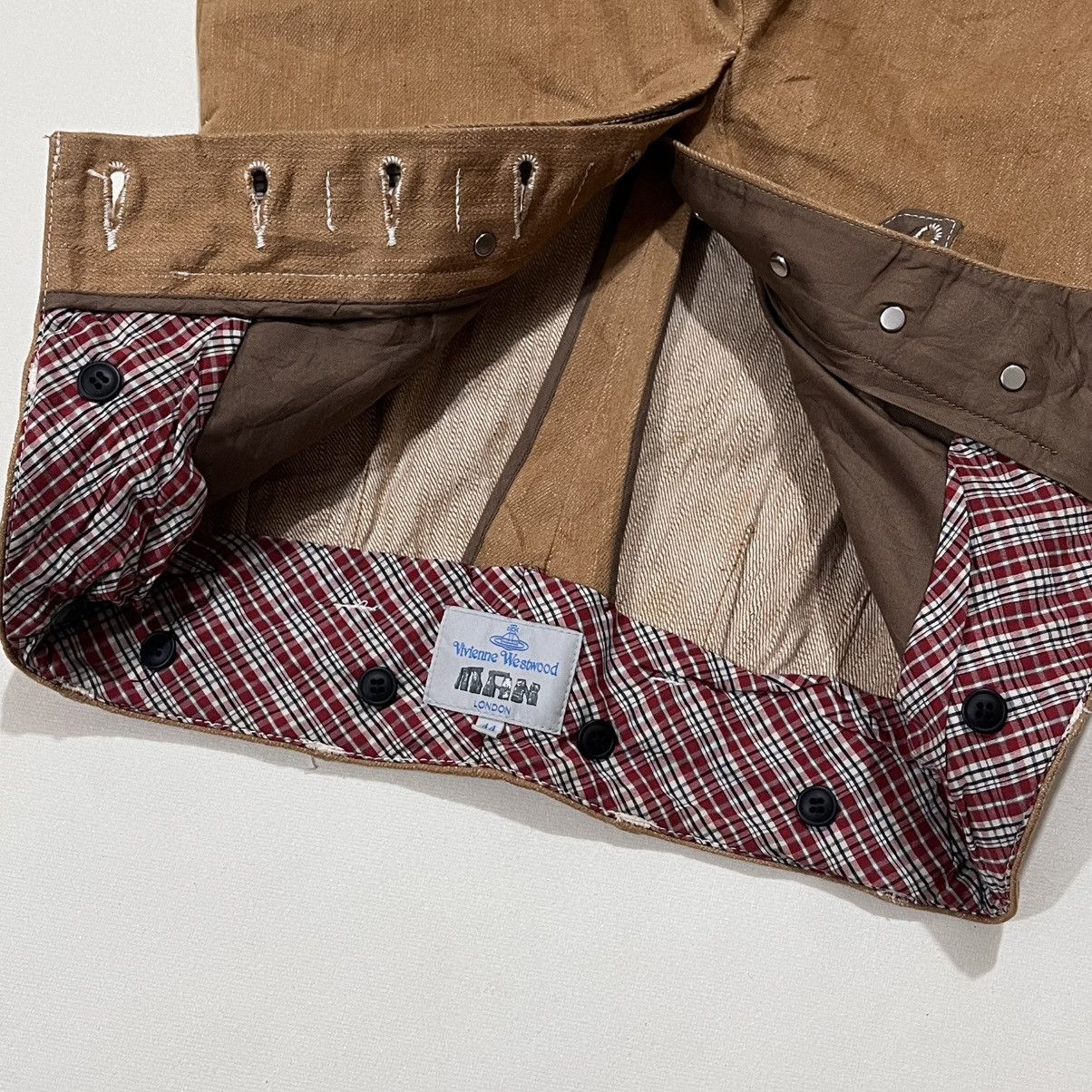 Vivienne Westwood 🚨Binding Accept 🚨RARE! Vivienne westwood Corset Canvas pants Size 30" / US 8 / IT 44 - 9 Thumbnail