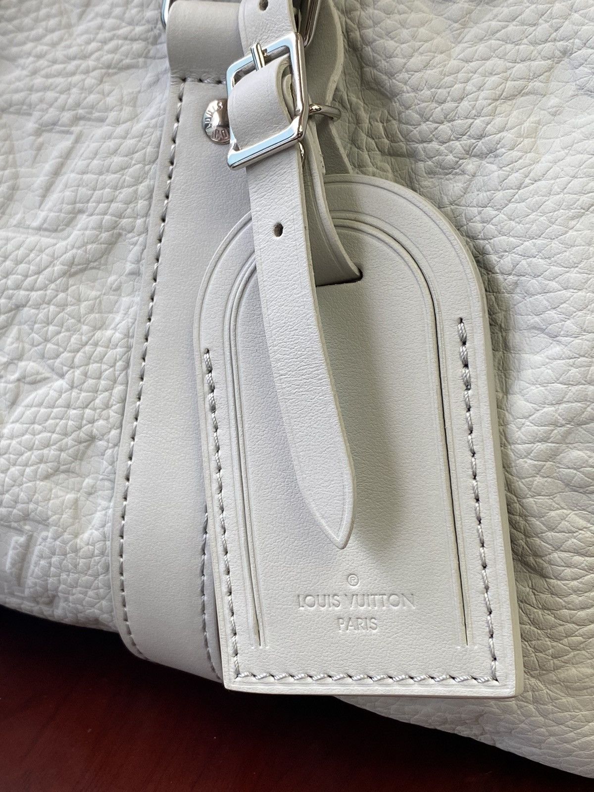 Louis Vuitton Louis Vuitton mineral grey Monogram leather keepall 25 Size ONE SIZE - 6 Thumbnail