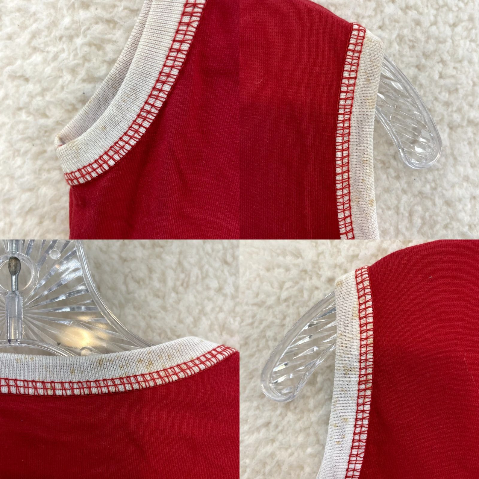 Vintage Y2K Vintage Milky Peco Chan Shirt Tank Top Red Cartoon Anime Graphic Kawaii M Mens Size M / US 6-8 / IT 42-44 - 8 Thumbnail