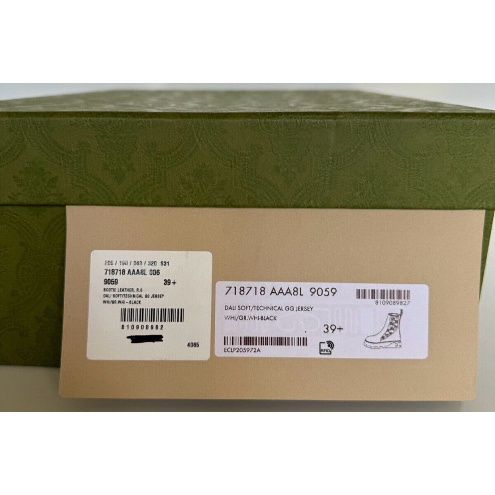 Gucci Gucci GG Dali Leather White Boots 9.5 US (39.5 Euro) 718718 Size US 9.5 / IT 39.5 - 14 Thumbnail