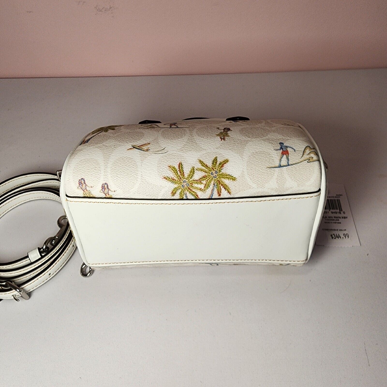 Coach NWT COACH CK164 Rowan Satchel Signature Hula Hawaiian Print Size ONE SIZE - 5 Thumbnail