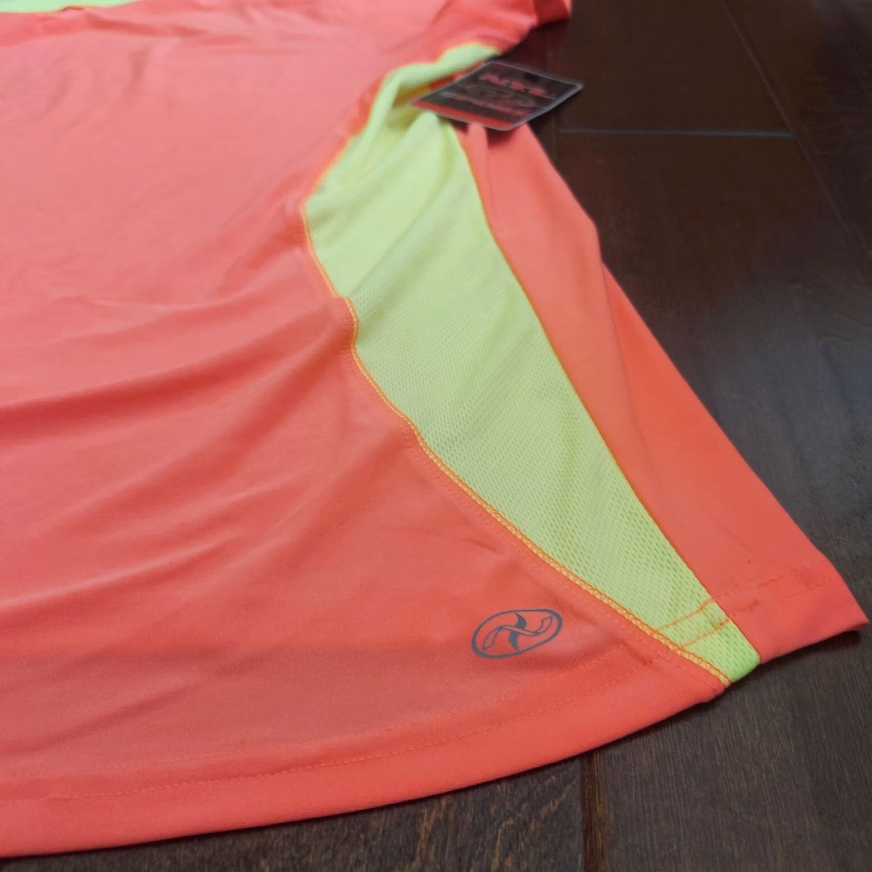 Vintage N.Y.L. Sport Laundry Women Activewear Orange Yellow Top NWT 3X Crew Neck Short Sleeve Tank Sports Activewear Basic Shirt Womens Size XXL / US 16-18 / IT 52-54 - 7 Thumbnail