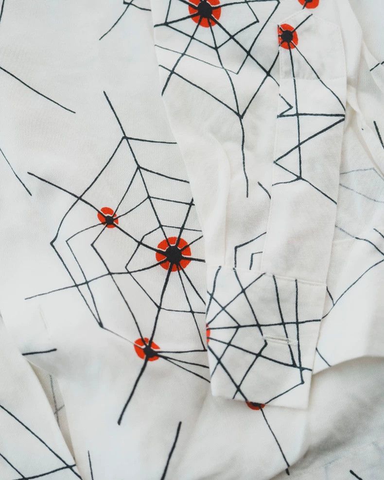 トップス WACKO MARIA Spider Pattern Print Shirt WACKO MARIA