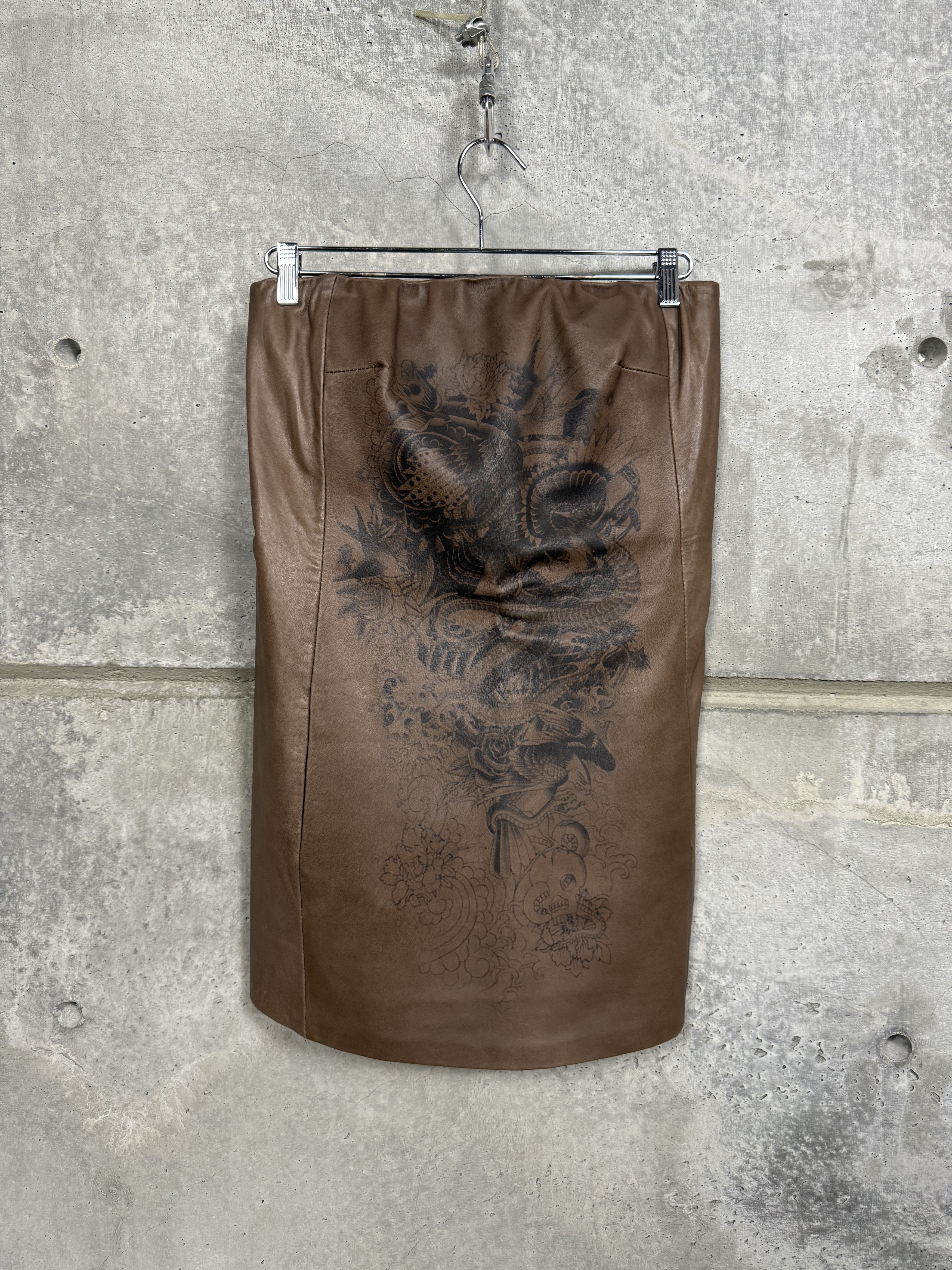 Jean Paul Gaultier $2200 Jean Paul Gaultier Tattoo Detail Mini Dress Size S / US 4 / IT 40 - 4 Thumbnail