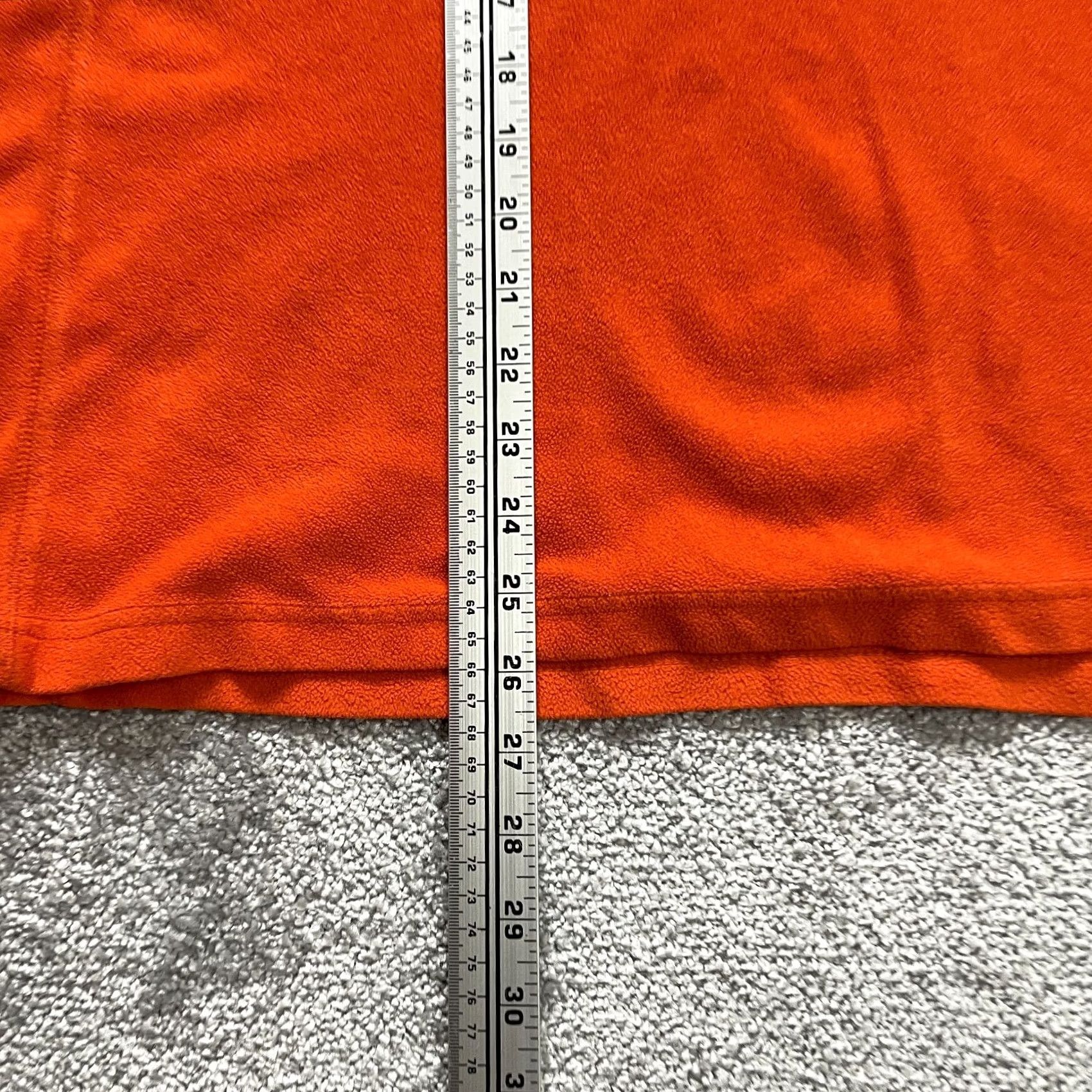 Vintage Columbia Jacket Mens M Orange 1/4 Zip Pockets Fleece Hiking Outdoor Solid Shirt Shoes? Size US M / EU 48-50 / 2 - 7 Thumbnail