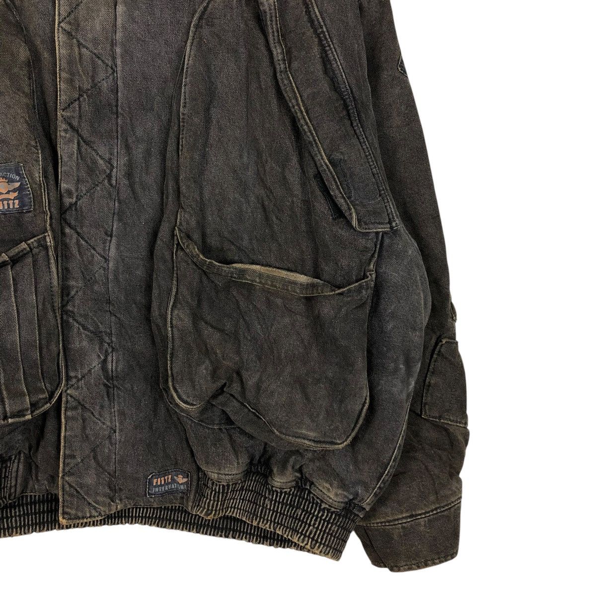 Japanese Brand 🔥VINTAGE BONDAGE BIKER BOMBER JACKET FITZ ISSEY MIYAKE Size US L / EU 52-54 / 3 - 7 Thumbnail