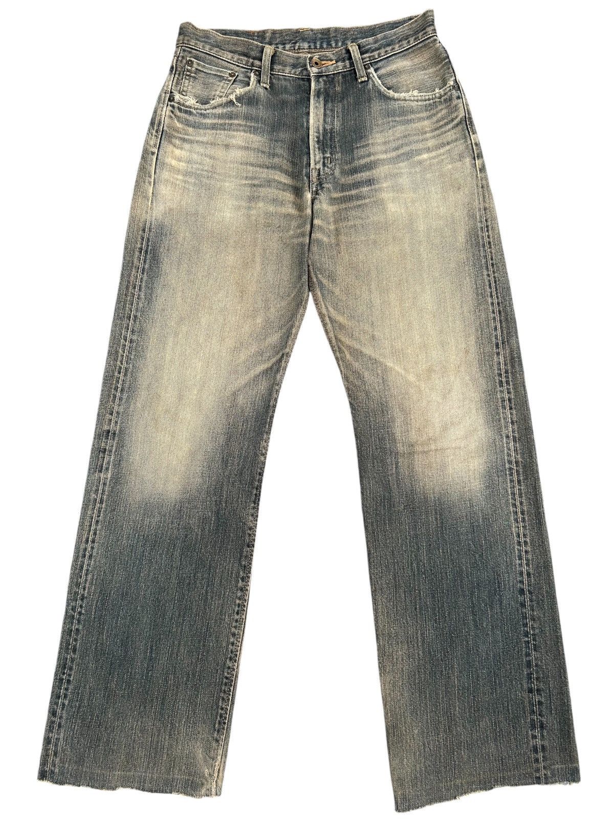 Kapital Vintage Edwin 505z Selvedge Rusty Distressed Denim jeans Size US 31 - 1 Thumbnail
