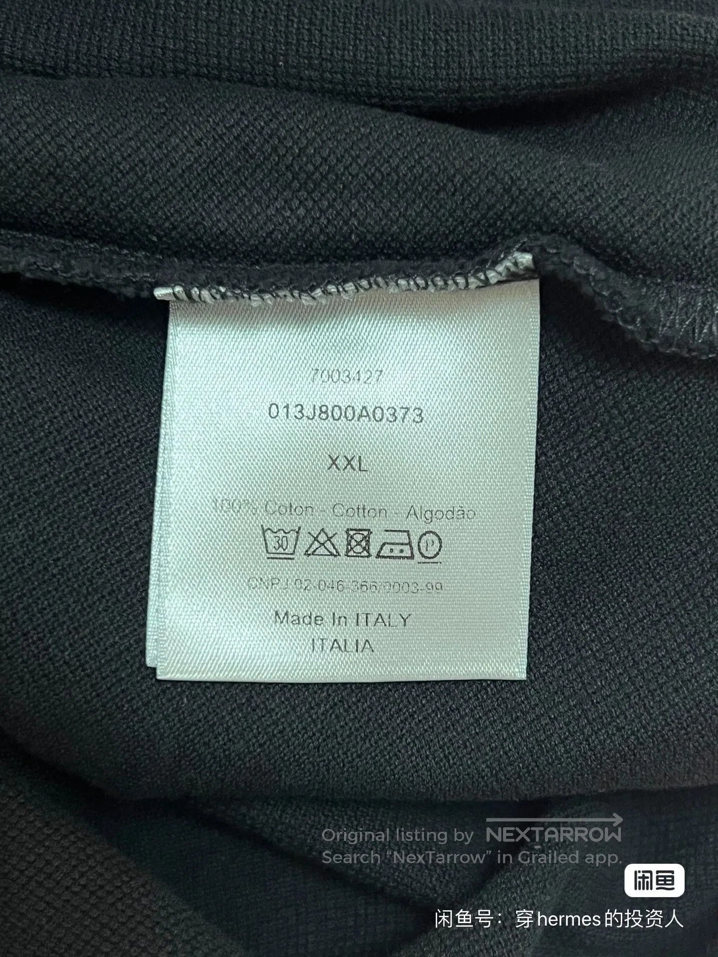 Dior Dior Black Polo Shirt XXL. Size US XXL / EU 58 / 5 - 5 Thumbnail