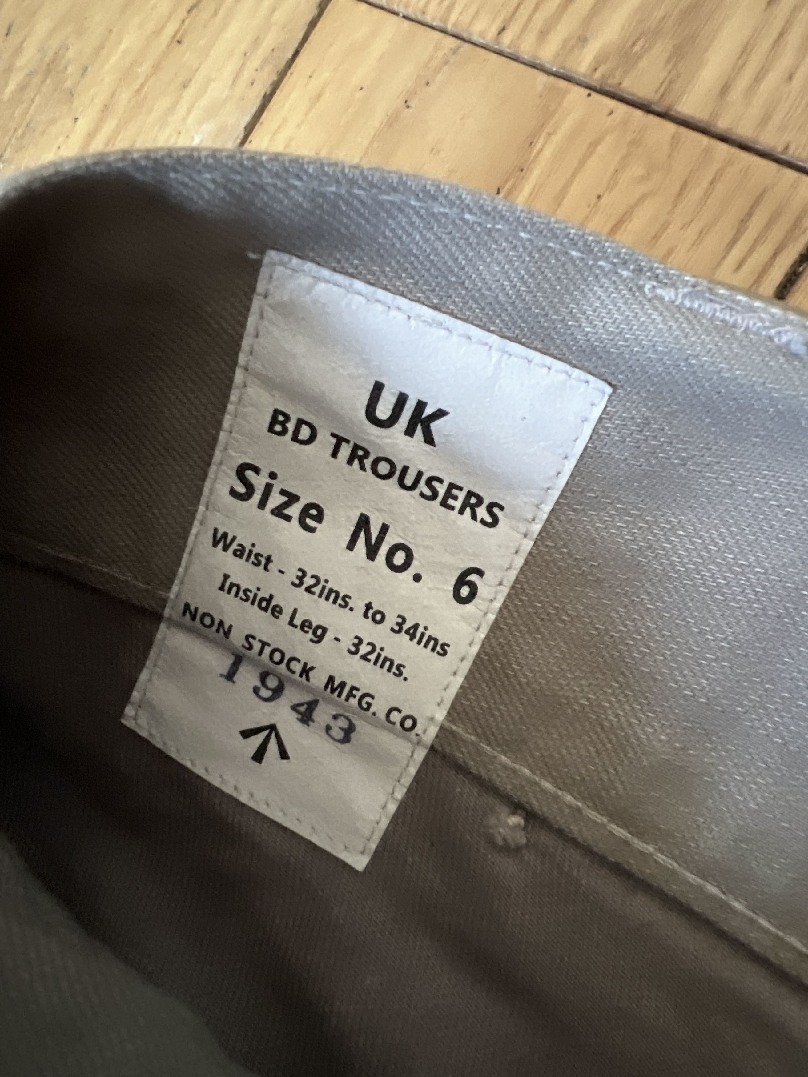 Other Vintage UK Military Trousers Heavily Faded Sz 32-33 Size US 32 / EU 48 - 6 Thumbnail