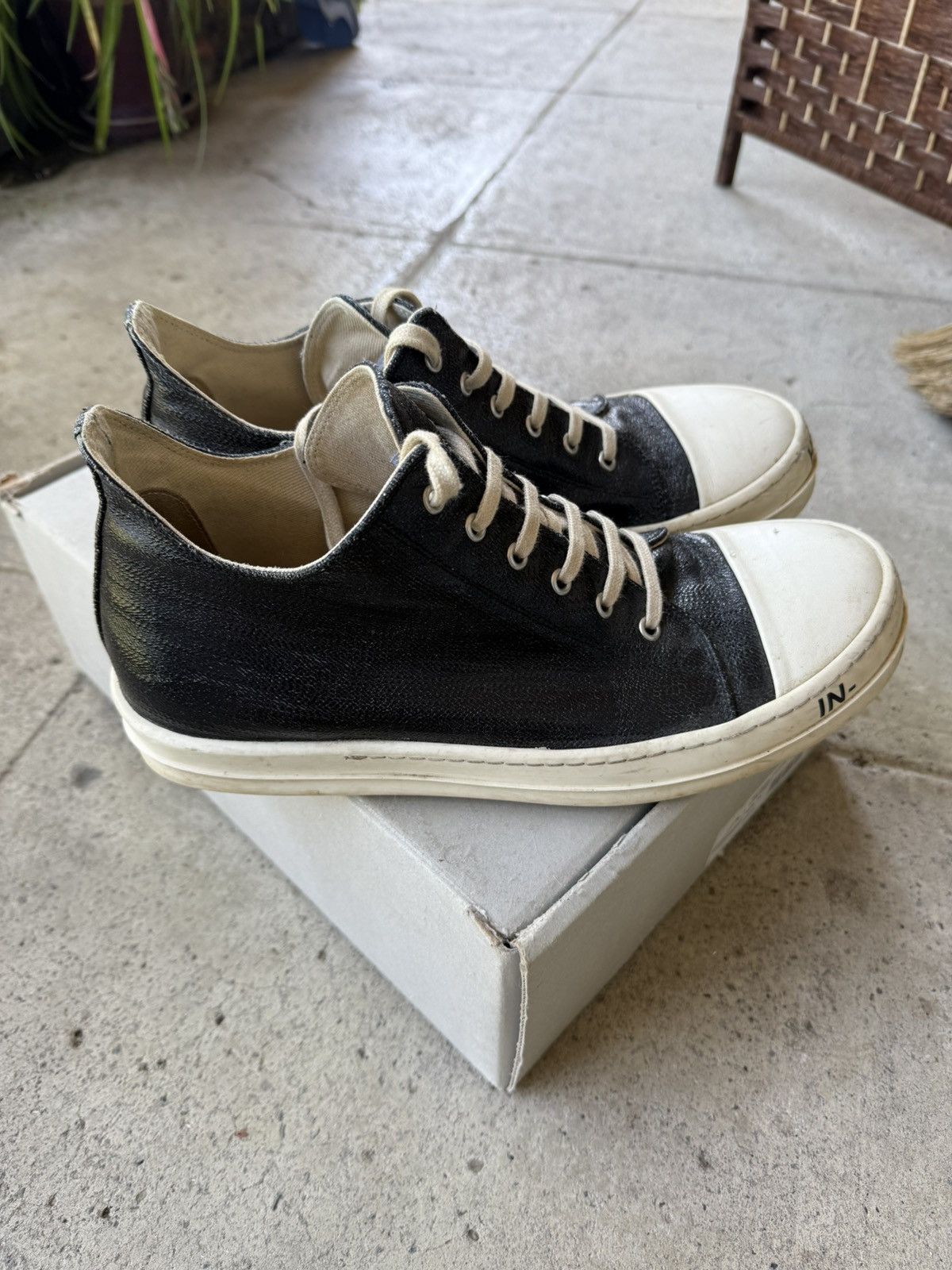 Rick Owens Drkshdw Rare Rick Owens Ramones Dark Shadow 44 In Sub Super Human Size US 10.5 / EU 43-44 - 10 Thumbnail