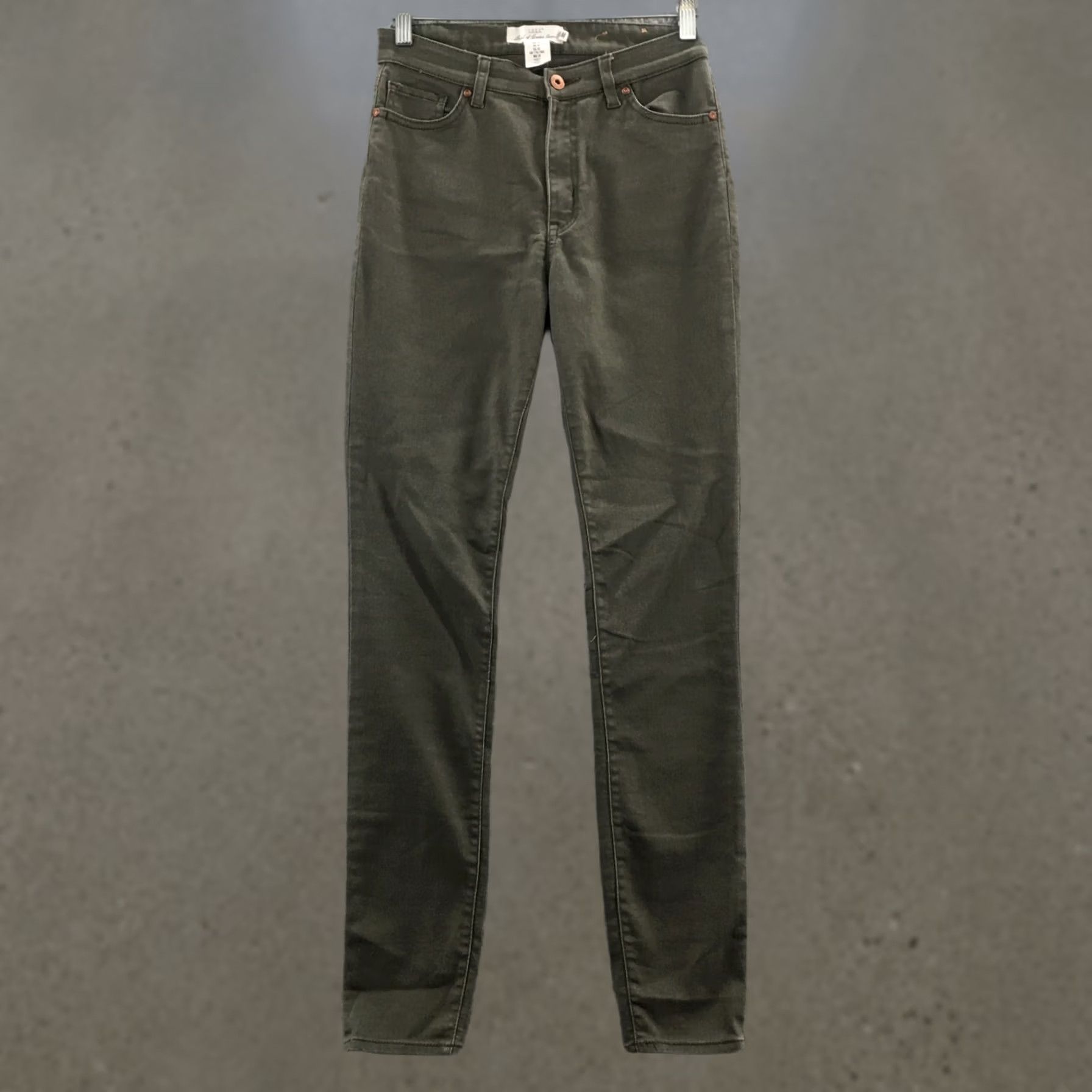 H&M H&M Label Of Graded Good Skinny Jeans Womens 10 Green Mid Rise 26x30.5 Cotton Blend 5-Pocket Regular Jeans Mens Womens Girls Size 32" / US 10 / IT 46 - 1 Thumbnail