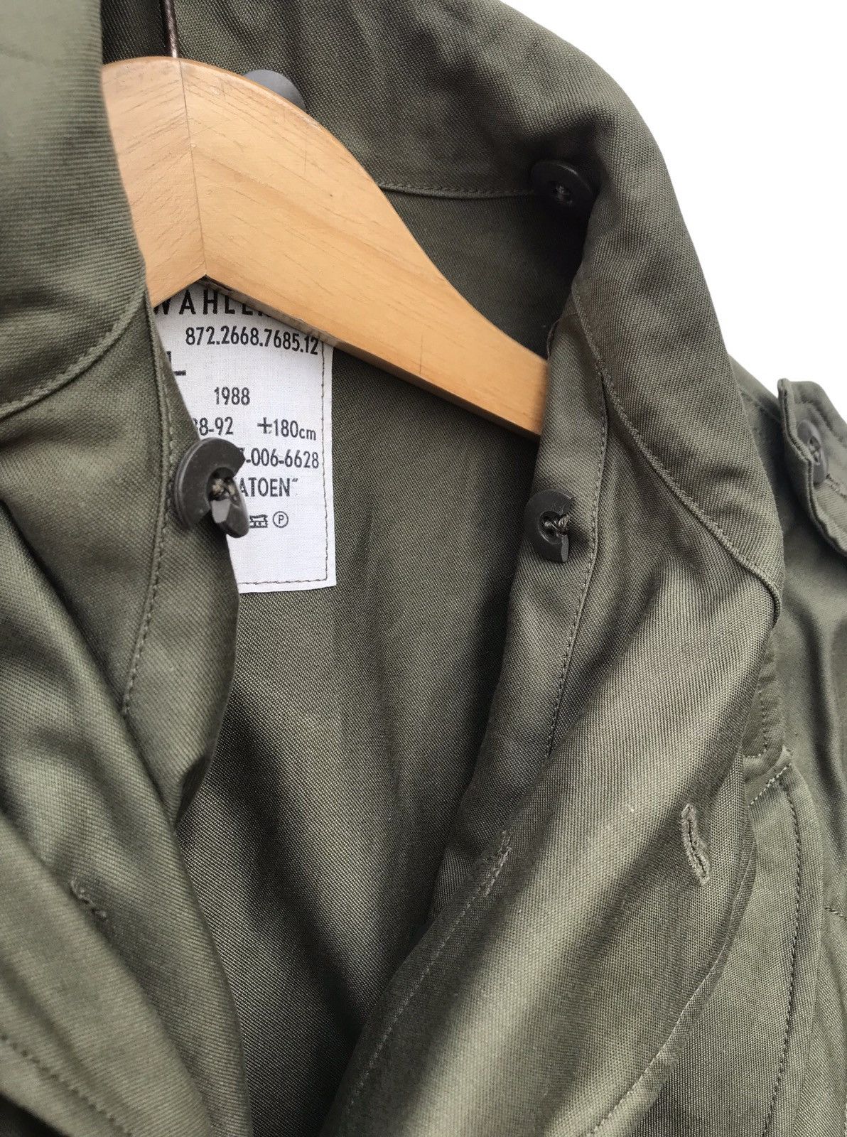 Vintage Vintage 1988 Dutch Army Military Field Jacket Size US M / EU 48-50 / 2 - 6 Thumbnail