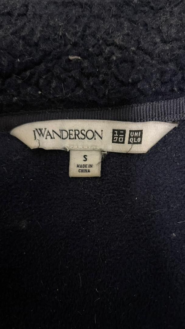 JW Anderson JW Anderson X Uniqlo Plaid Pocket Fleece Jacket Navy Blue Size US S / EU 44-46 / 1 - 4 Thumbnail