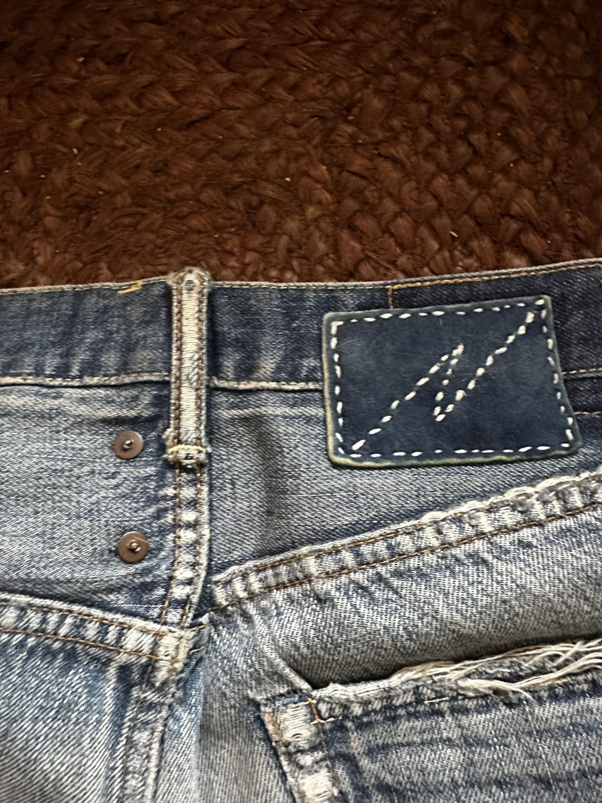 Visvim SS21 ICT Journeyman Tacked Crash Denim (Kofu Repairs) Size US 32 / EU 48 - 7 Thumbnail