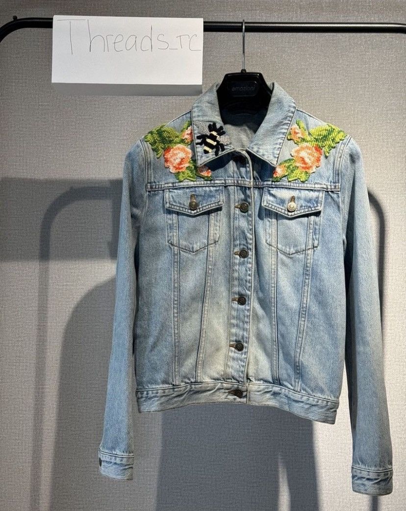 Gucci Gucci Blind For Love Denim Jacket Size M / US 6-8 / IT 42-44 - 4 Thumbnail