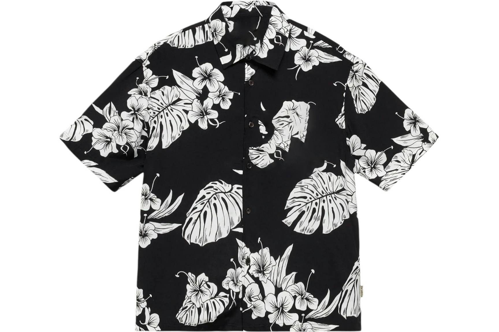 Designer Hawaiian Short-Sleeve Shirt 'Black' Size US M / EU 48-50 / 2 - 3 Thumbnail