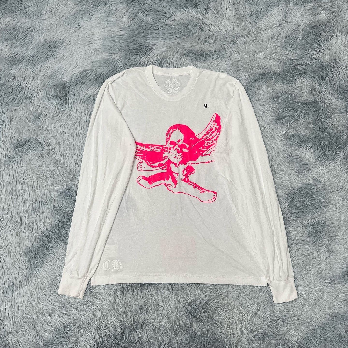 Chrome Hearts Chrome Hearts Foti Skull Long Sleeve Tee Size M 
