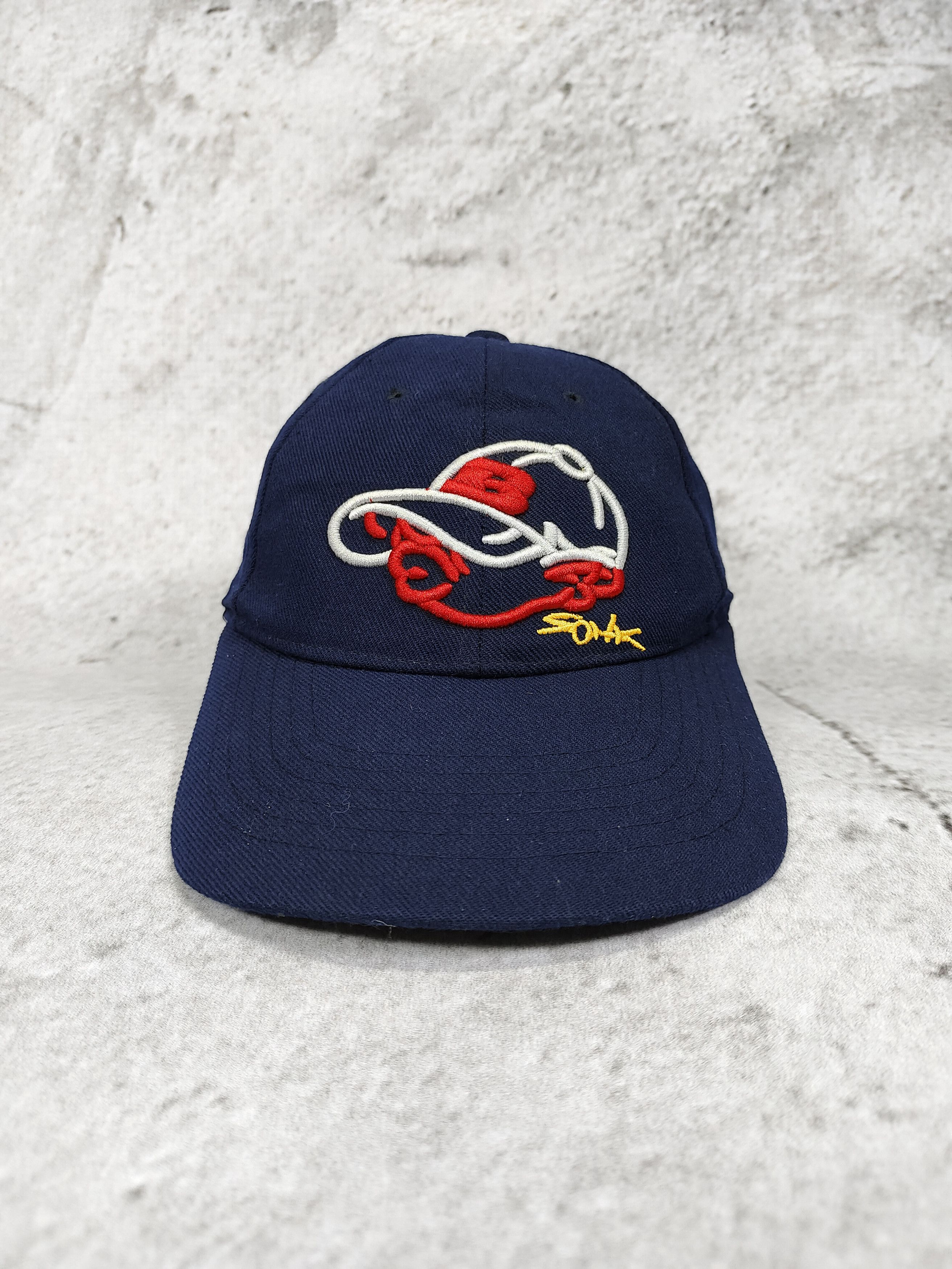 Vintage 90s S.O.H.K💥Big Embroidery Logo Hip Hop Rap Streetwear Caps Size ONE SIZE - 1 Thumbnail