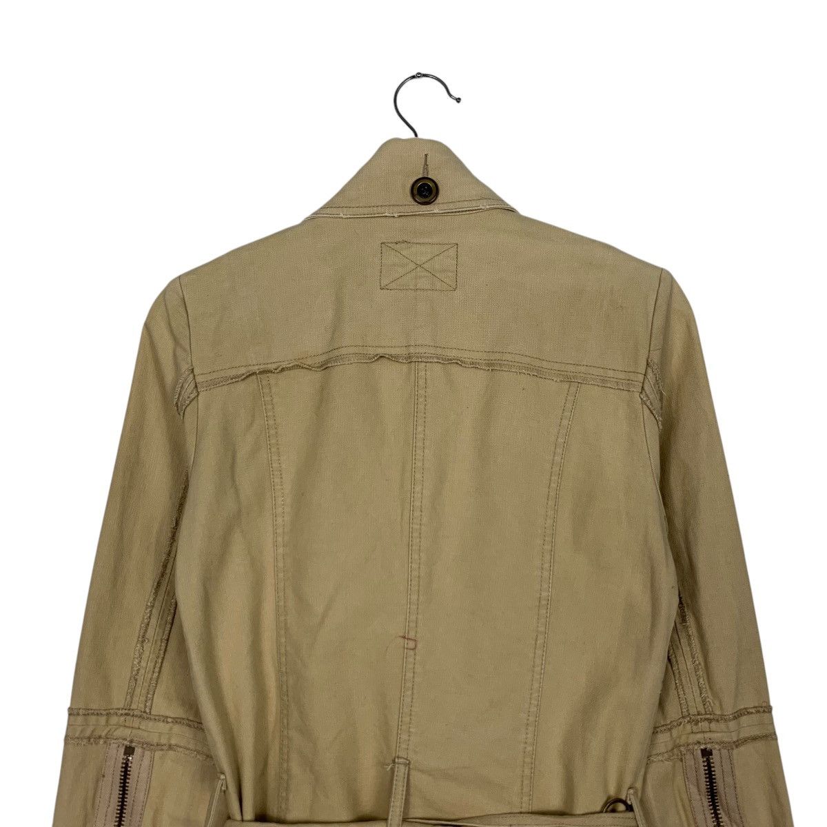 Japanese Brand MATERIAL GIRL Bondage Overcoat Jacket #2031-C88 Size XXS / US 00 / IT 34 - 10 Thumbnail