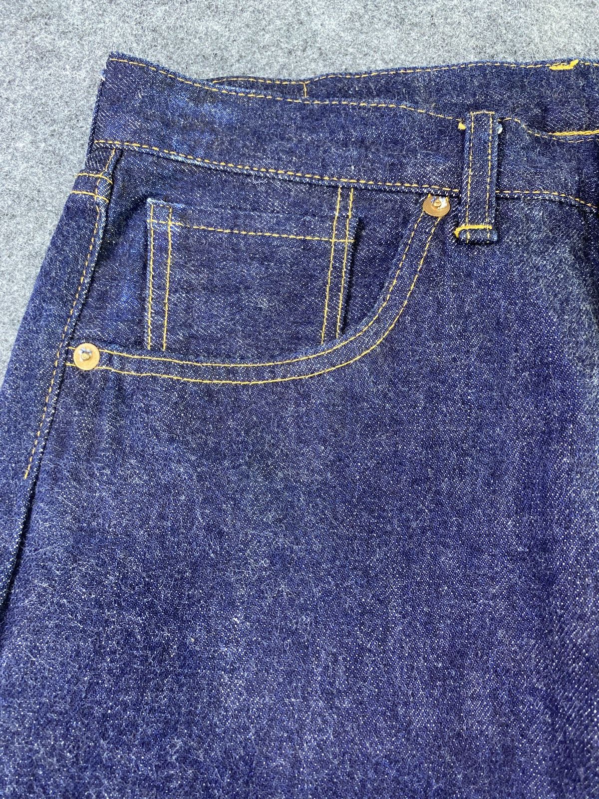 Jean × Levi's × Vintage VINTAGE LEVIS s501xx Big ‘E’ REDLINE BLUE JEANS-J889 Size US 29 - 13 Thumbnail