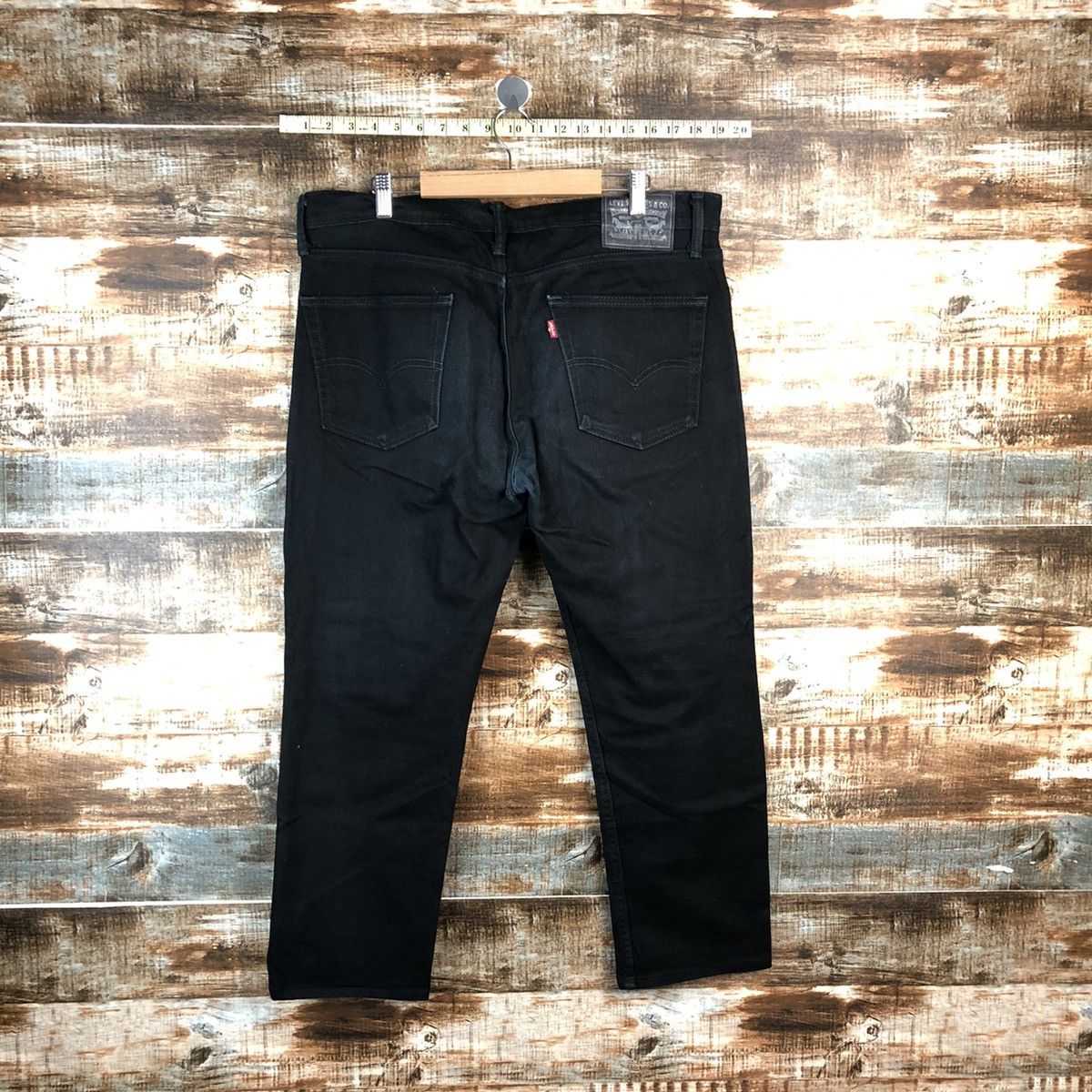 Levi's × Vintage DL Levis Black Denim Pants #C087 Size US 35 - 12 Thumbnail