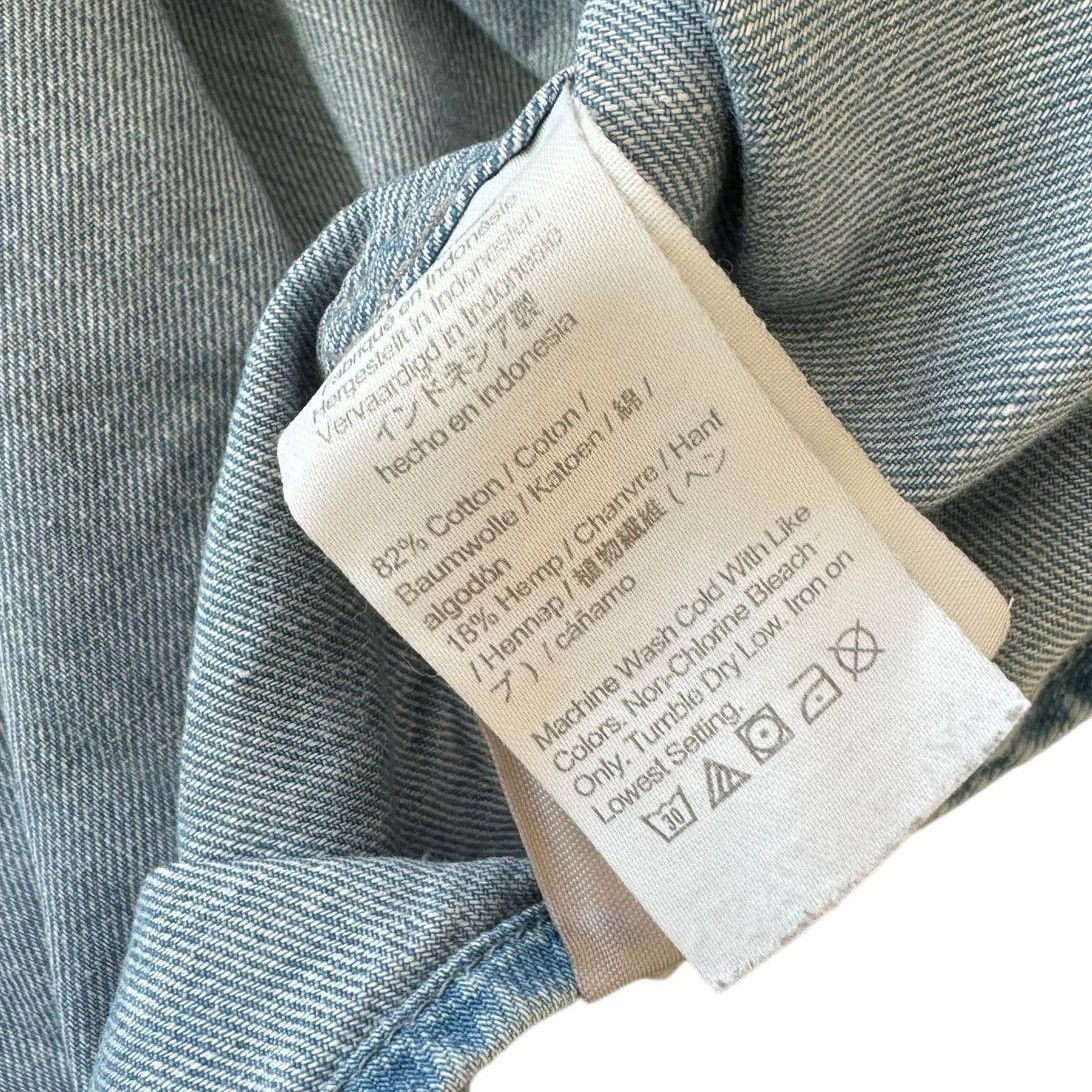 Madewell Madewell Light Blue Denim Snap-Button Western Boho Boy Shirt Size S / US 4 / IT 40 - 7 Thumbnail