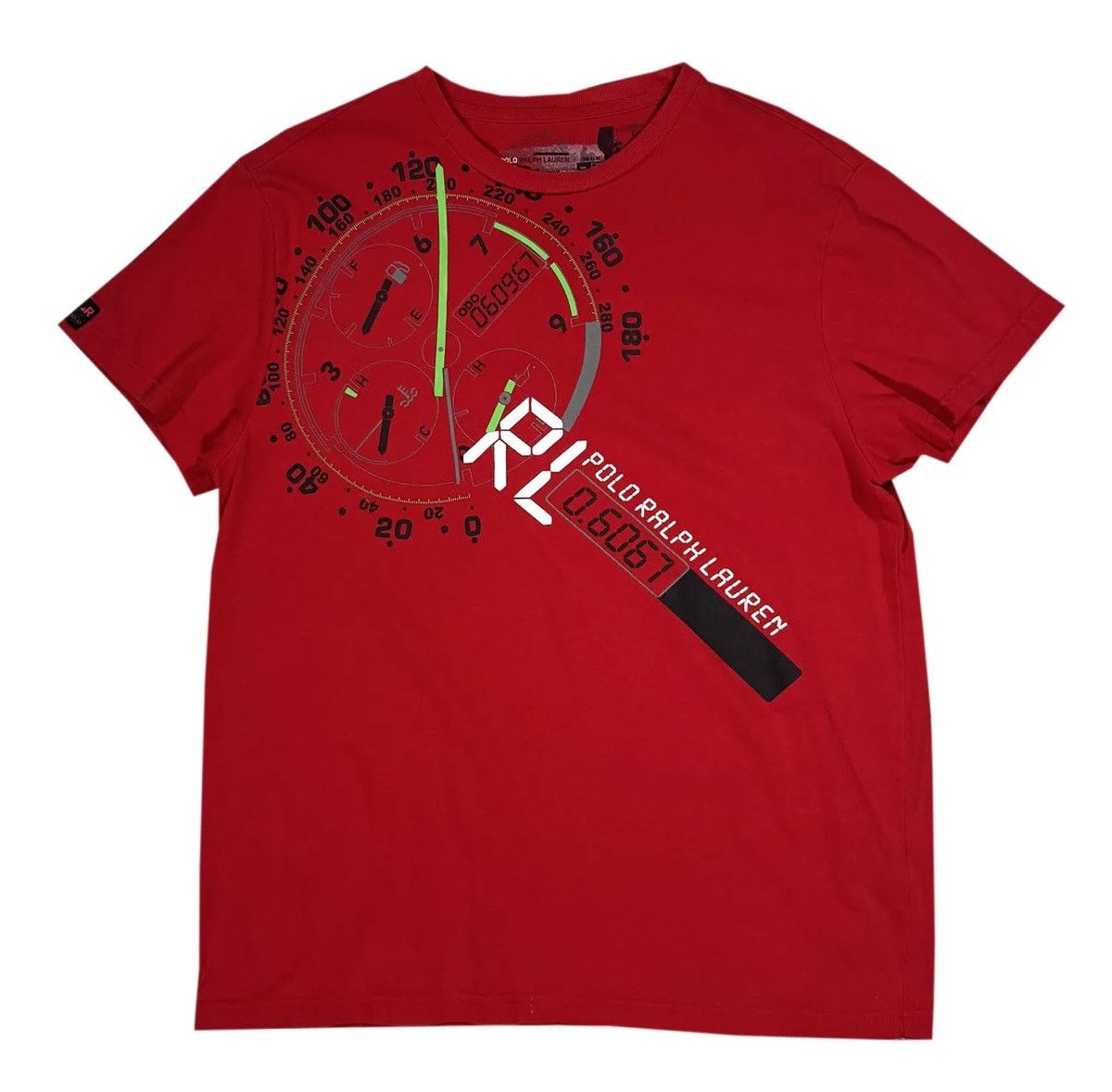 Polo Ralph Lauren Vintage Polo Sport RL Stopwatch T Shirt (Size M) Size US M / EU 48-50 / 2 - 1 Thumbnail
