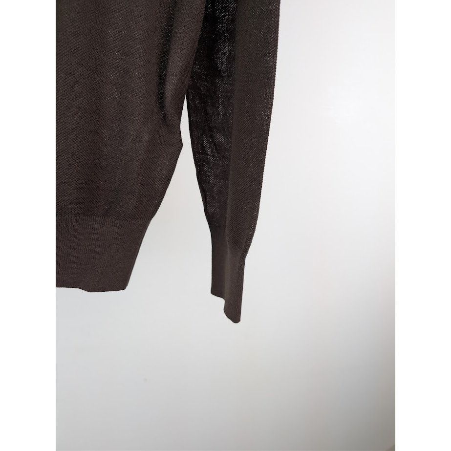 Tom Ford o1rshd1 Knitwear Polo Shirt in Ebony Size US M / EU 48-50 / 2 - 5 Thumbnail