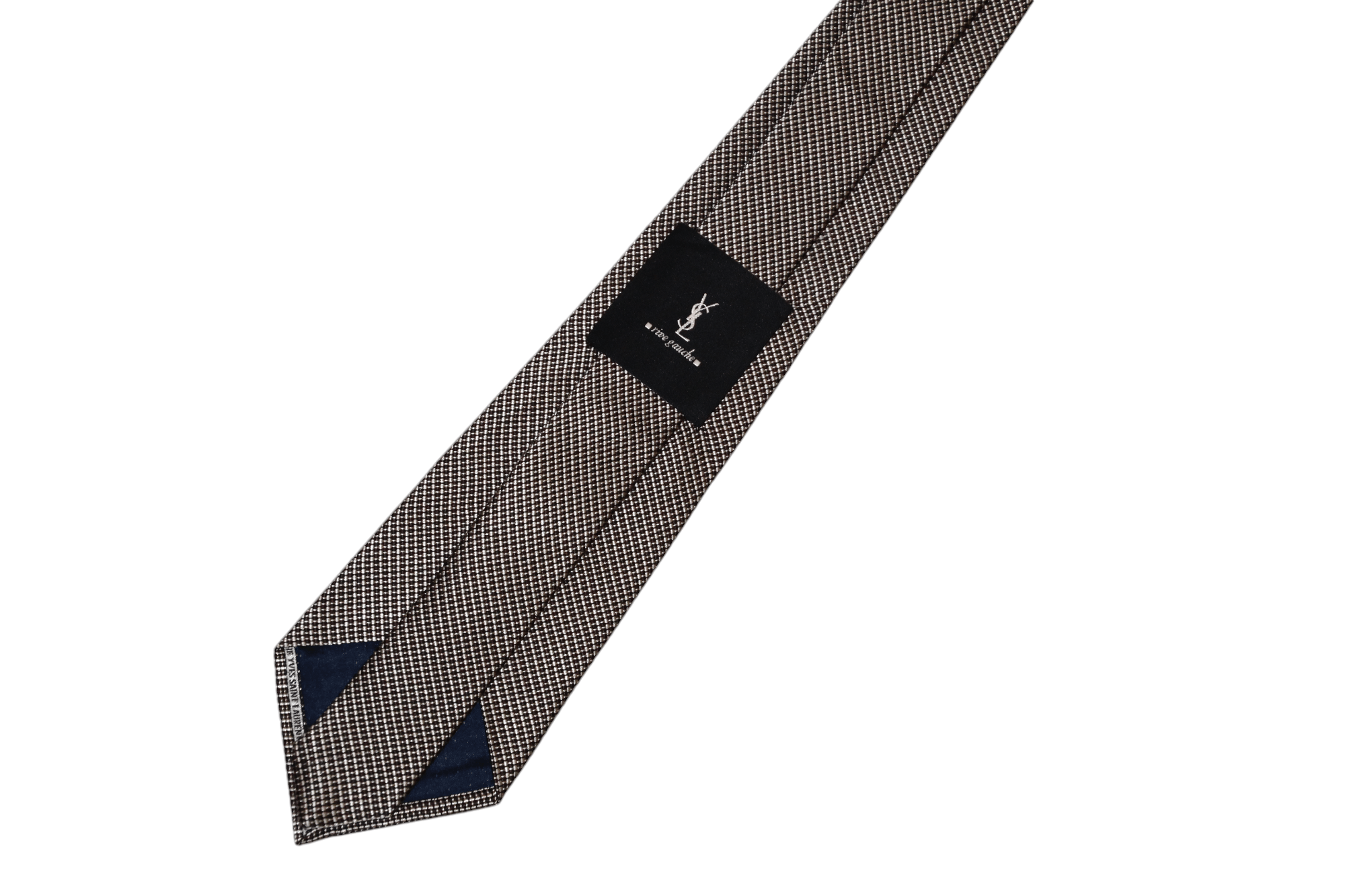 Yves Saint Laurent 💥YSL Rive Gauche By Tom Ford Gold Jacquard Silk TIe Size ONE SIZE - 2 Thumbnail