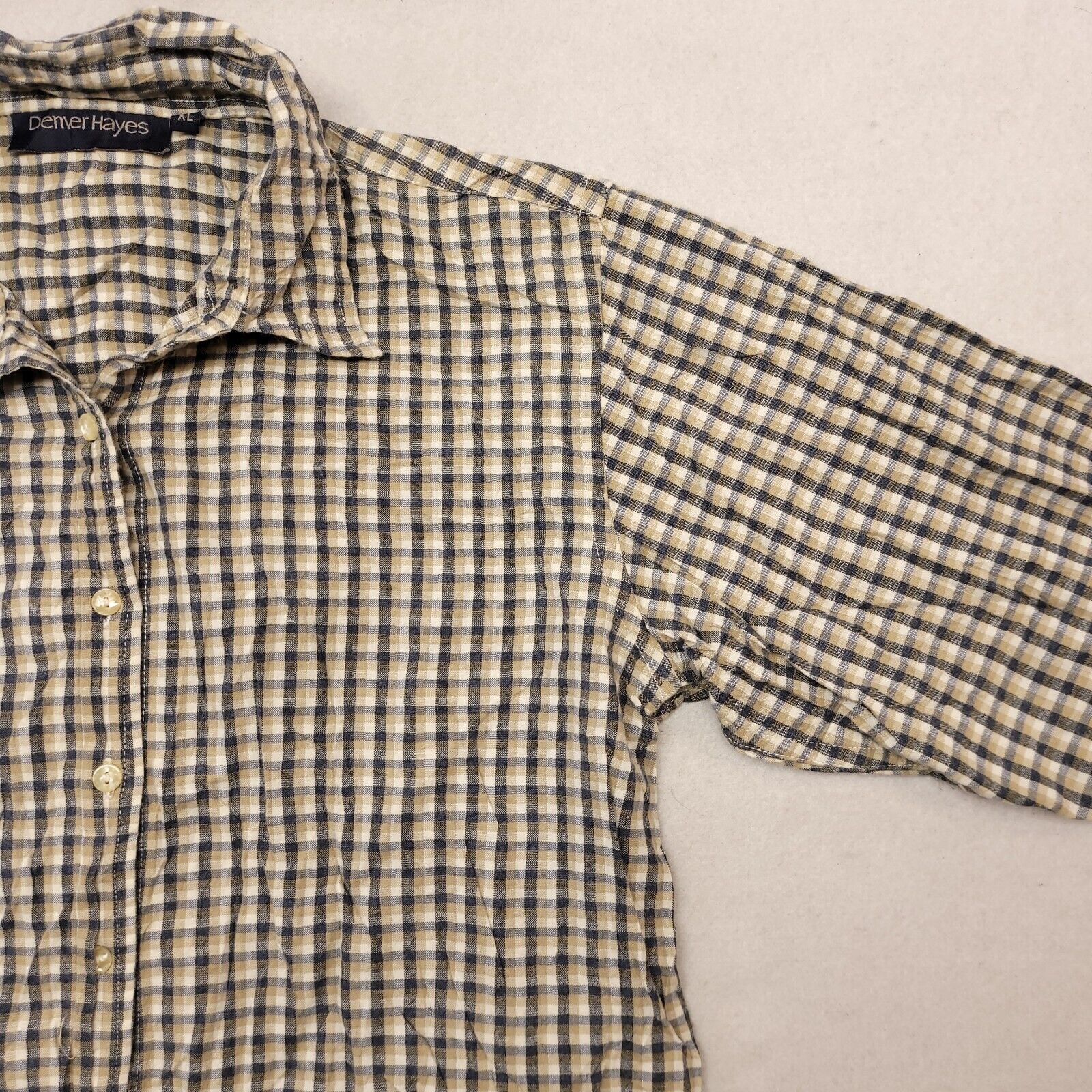 Denver Hayes Denver Hayes Flannel Button Up Shirt Mens Size XL Green Size US XL / EU 56 / 4 - 5 Thumbnail