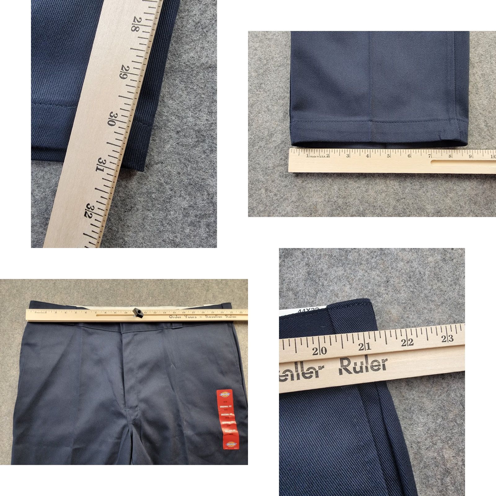 Dickies Dickies 874 Pants Mens 44x32 Blue Original Fit Work Pant Flex Slash Pockets Flat Front Size US 44 / EU 60 - 10 Thumbnail