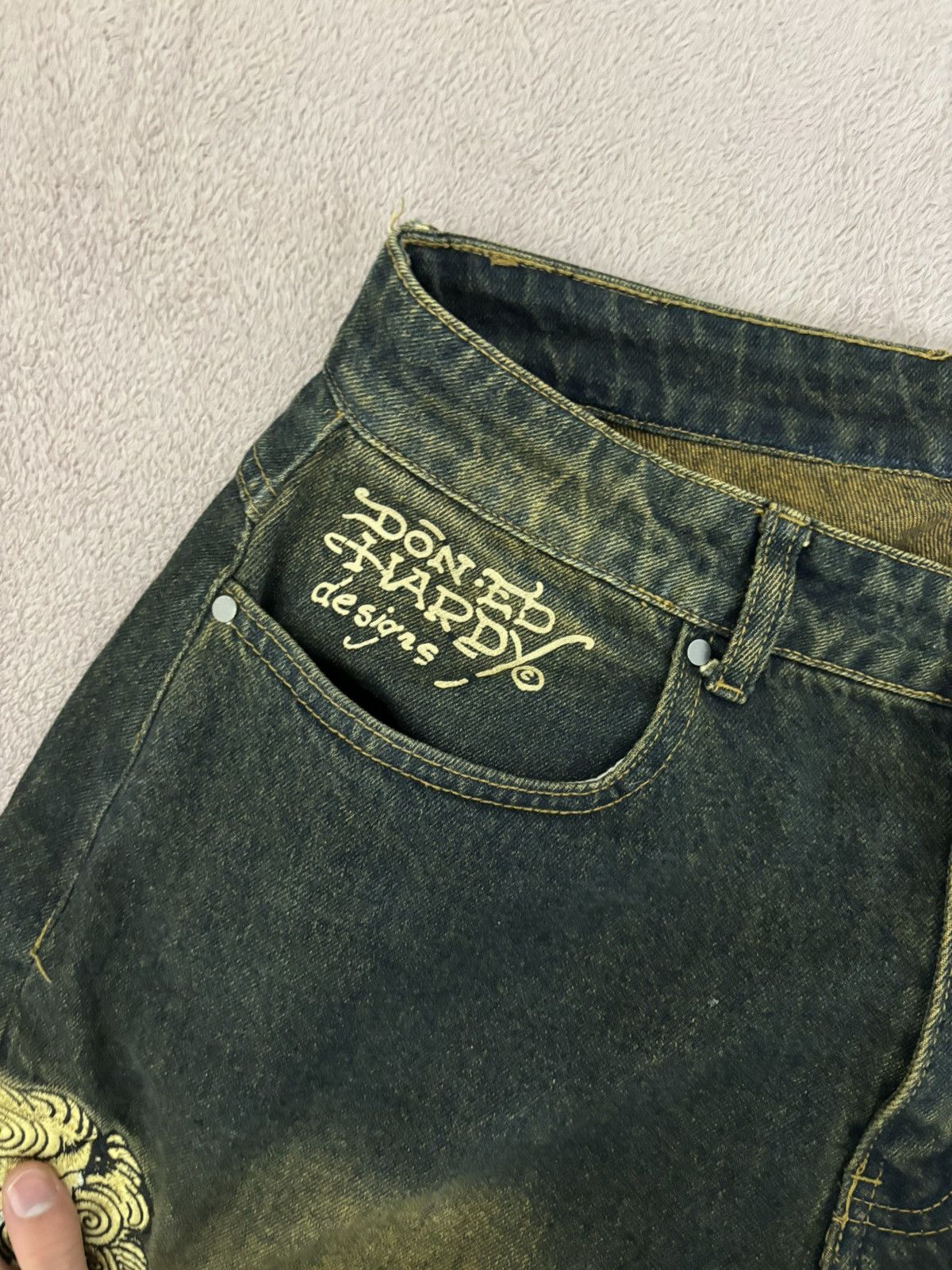 Ed Hardy Ed Hardy Urban outfitters jeans Size US 31 - 6 Thumbnail