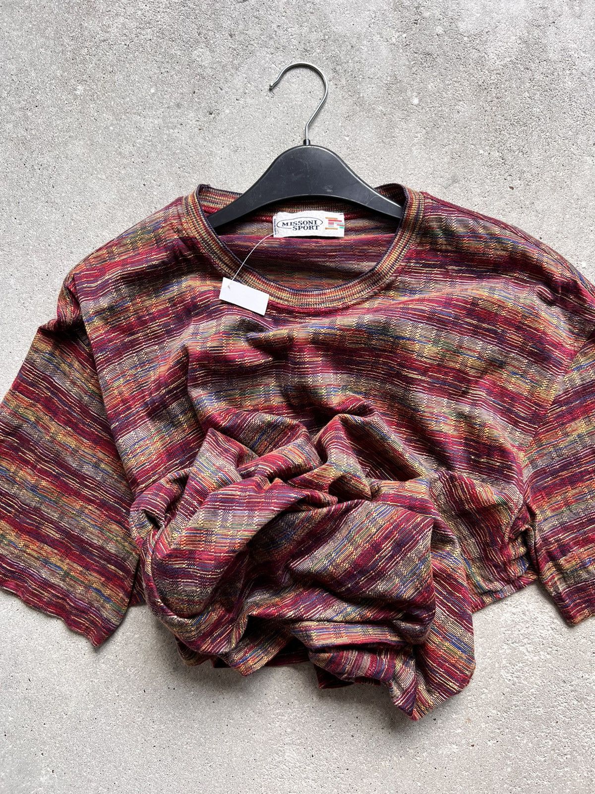 Missoni × Vintage Vintage 80s Missoni Retro T-Shirt Size US M / EU 48-50 / 2 - 4 Thumbnail