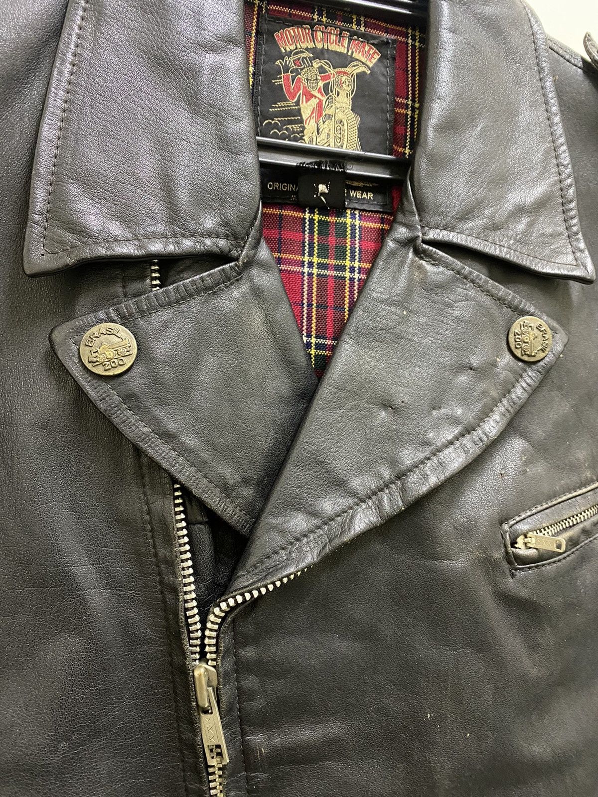 Designer × Japanese Brand MOTORCYCLE MATE / DOLPHIN (Original Leather Wear) Size US L / EU 52-54 / 3 - 25 Thumbnail