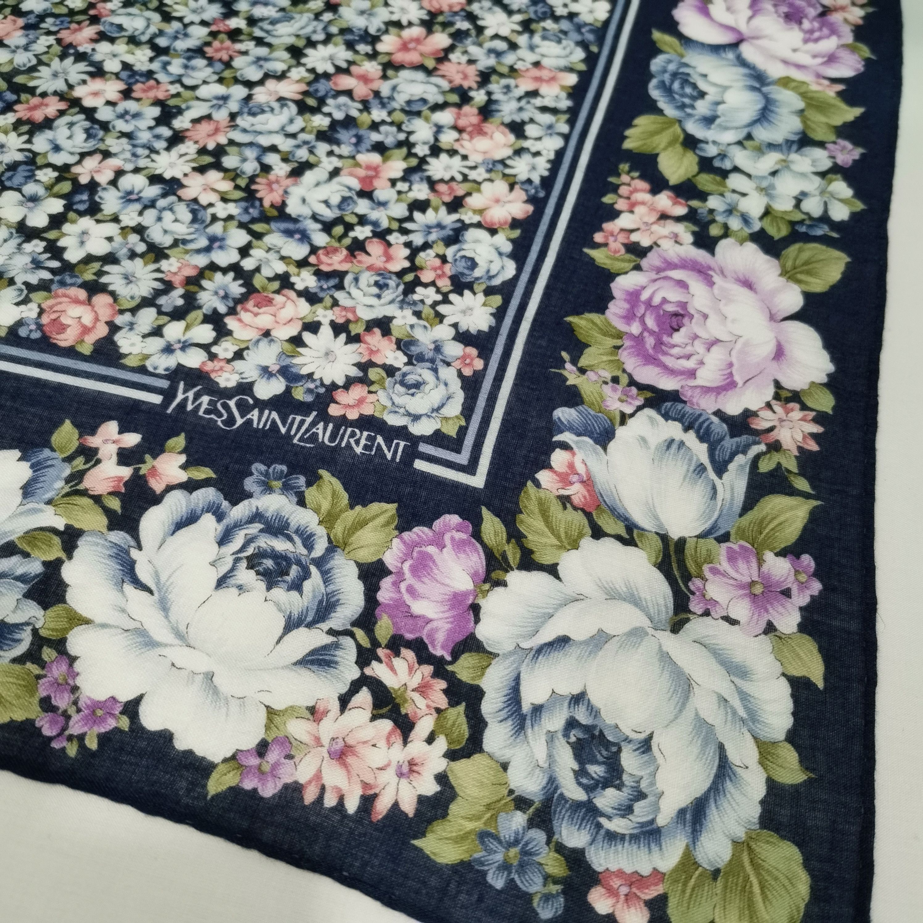 Yves Saint Laurent YVES SAINT LAURENT HANDKERCHIEF/ BANDANA/ SCARF Size ONE SIZE - 6 Thumbnail