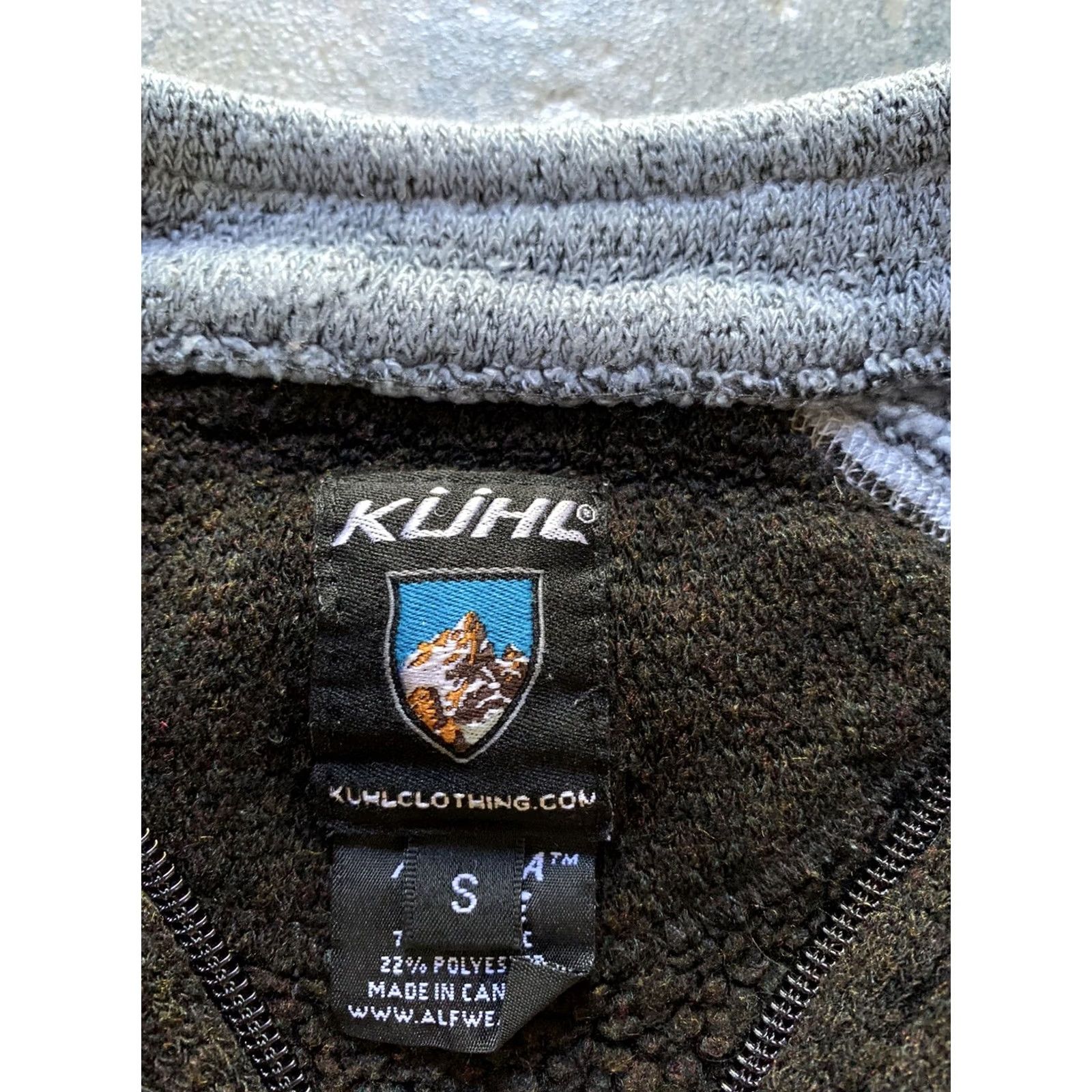 Vintage Kuhl Fleece Womens Small Brown Full Zip Alpaca Thumb Holes Pockets Size S / US 4 / IT 40 - 6 Thumbnail