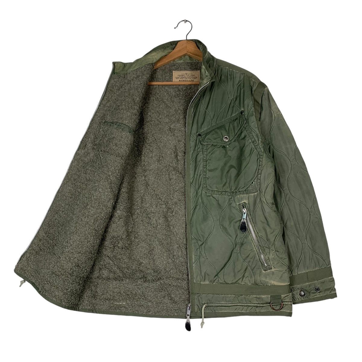 Avirex AVIREX High Speed Low Level Flight Sherpa Jacket #1282-C58 Size US M / EU 48-50 / 2 - 9 Thumbnail