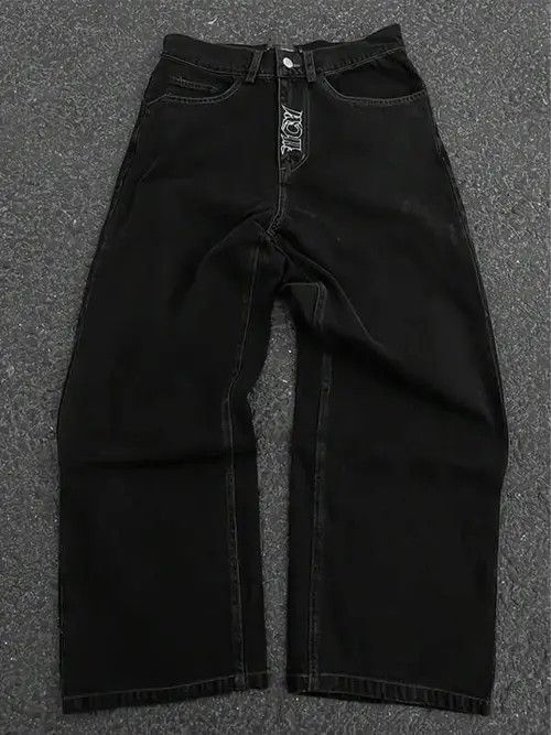 Jean Retro Straight Leg Custom Jeans Size US 32 / EU 48 - 2 Thumbnail